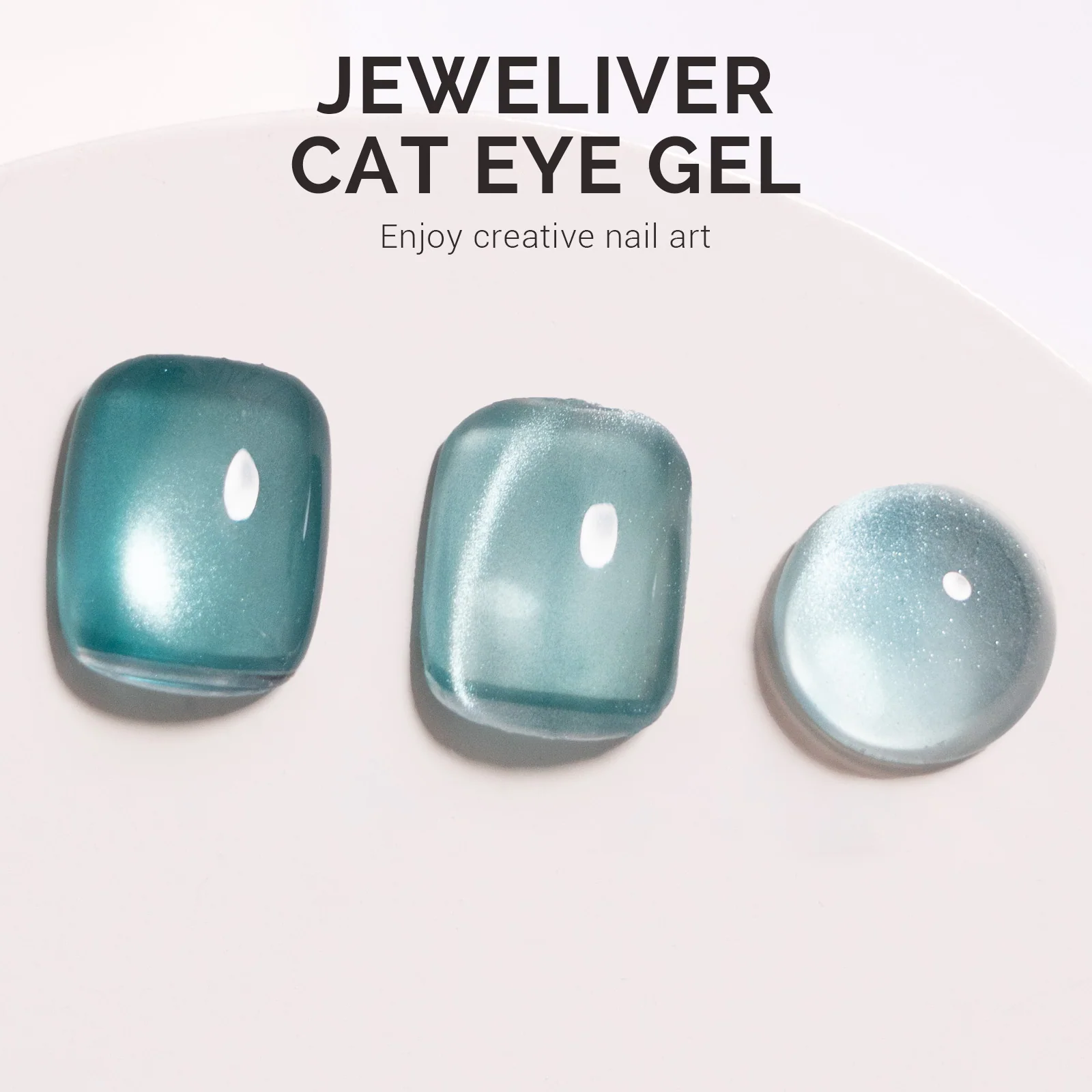 Jeweliver 猫眼甲油胶 0.5 fl oz/15ml - Mermaid Blue B5101