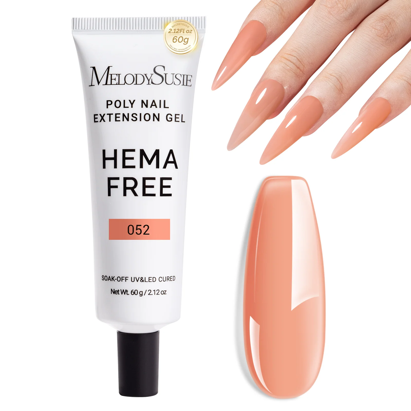 HEMA-Free & TPO-Free Poly Nail Extension Gel – 60g