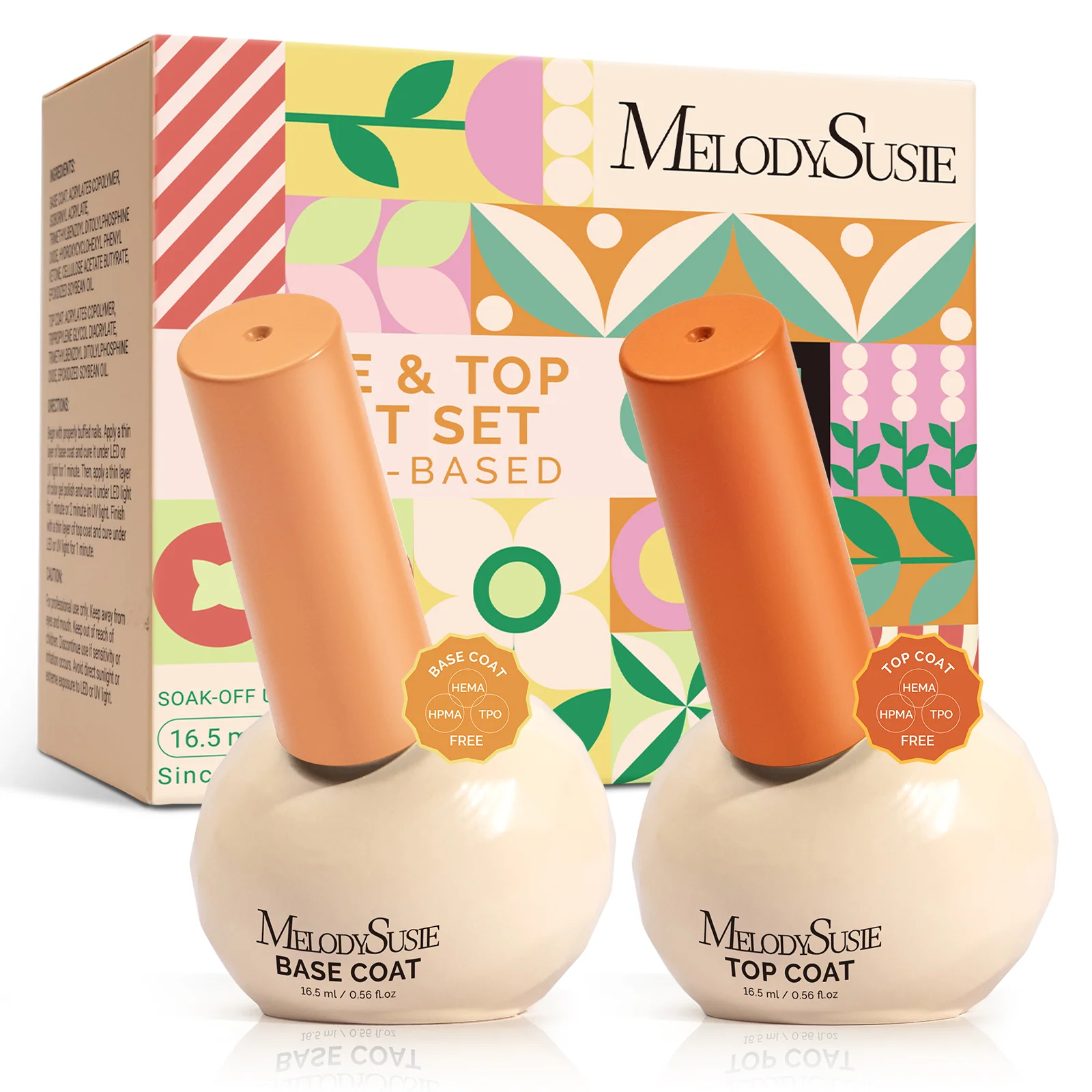 Melodysusie Crimberry Spark 6Pcs Scented Plant-Based Gel Polish Gift Set 16.5ml