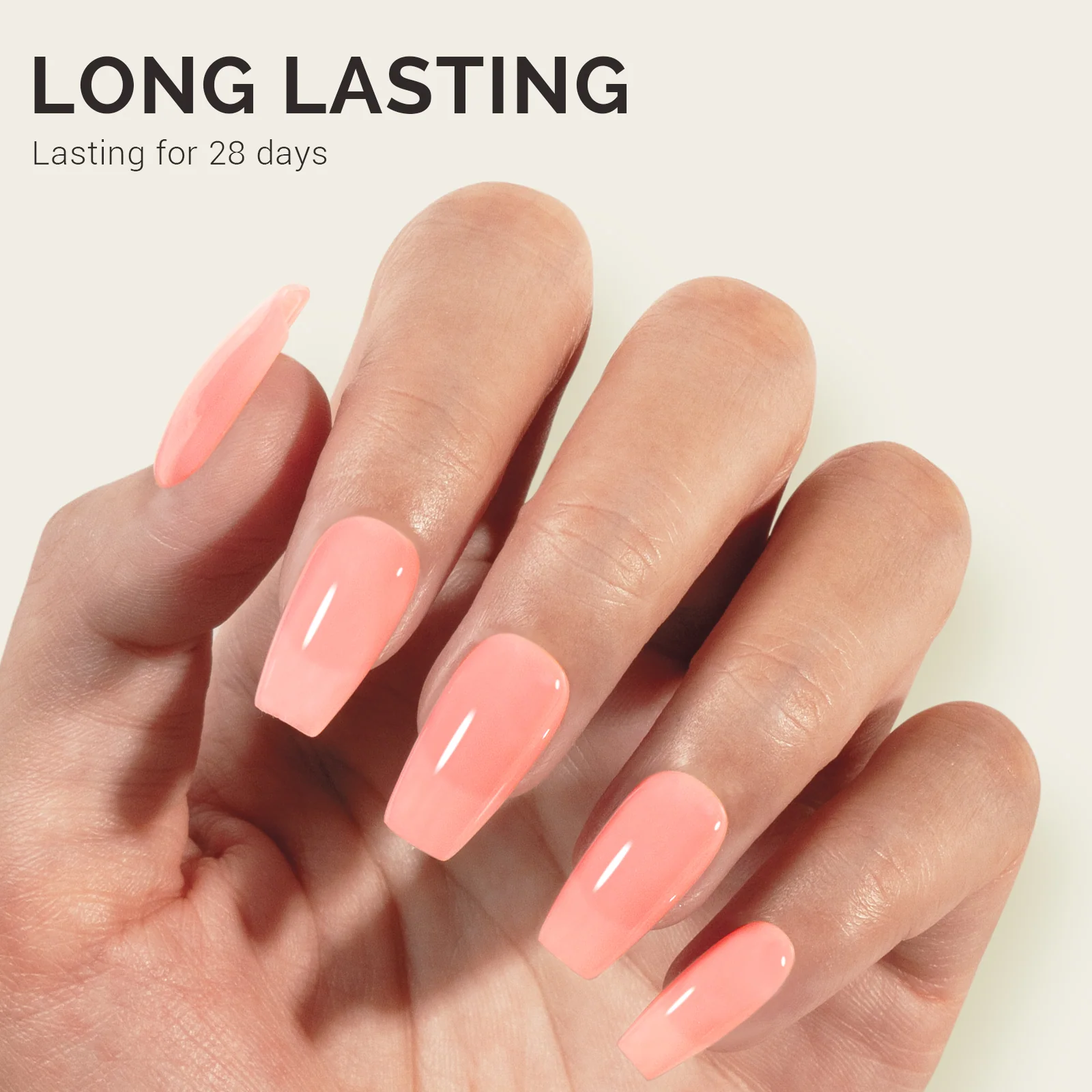 Jeweliver Jelly TPO-Free Gel Polish 15ml - Pink Coral - JP03