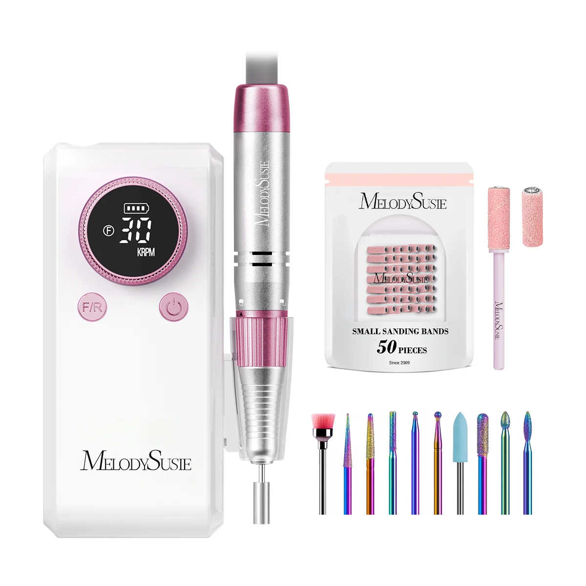 New Triplet Nail Drill Series with Stand Bundle for Manicures
