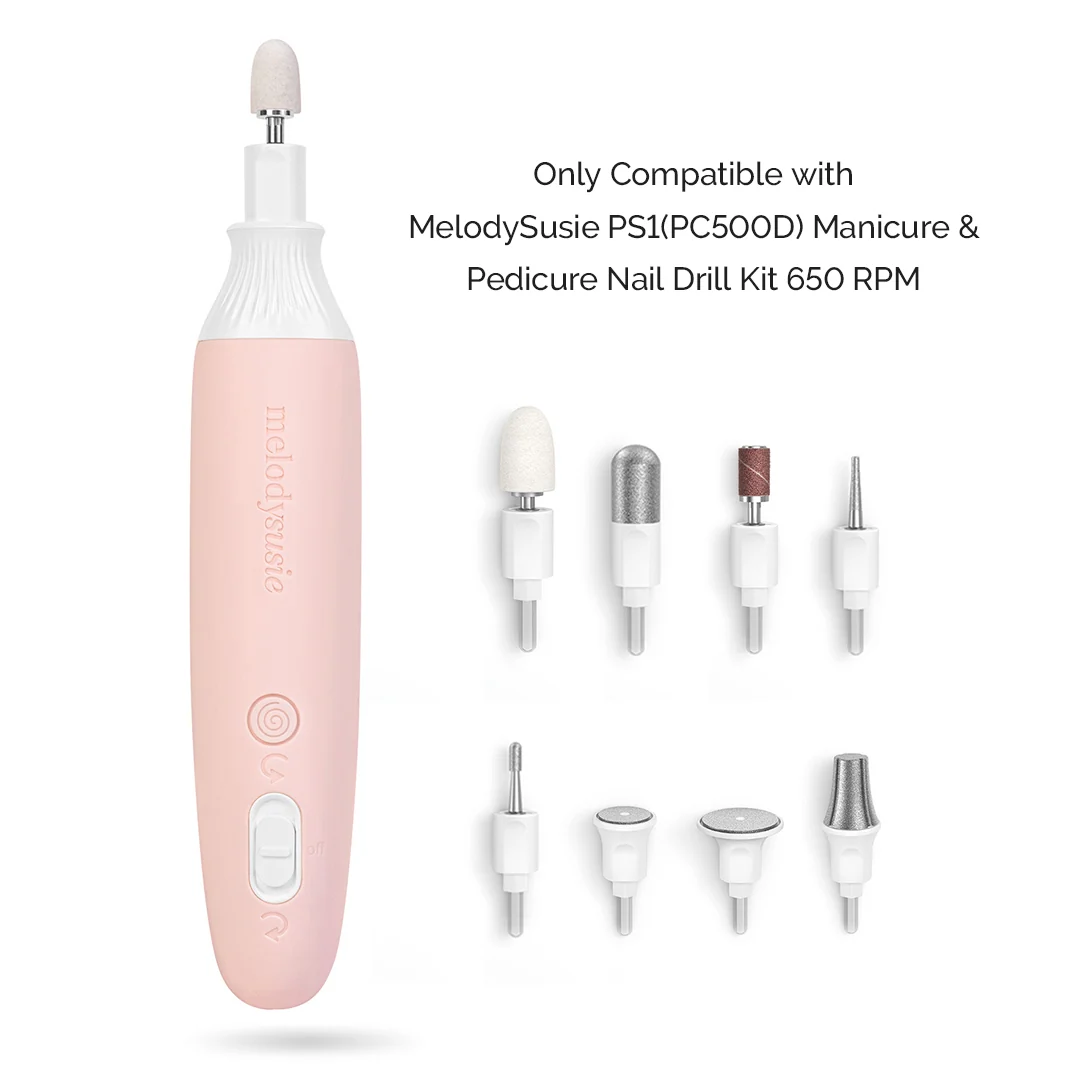 Manicure & Pedicure Nail Grinder Bits for MelodySusie Nail Drill Kit