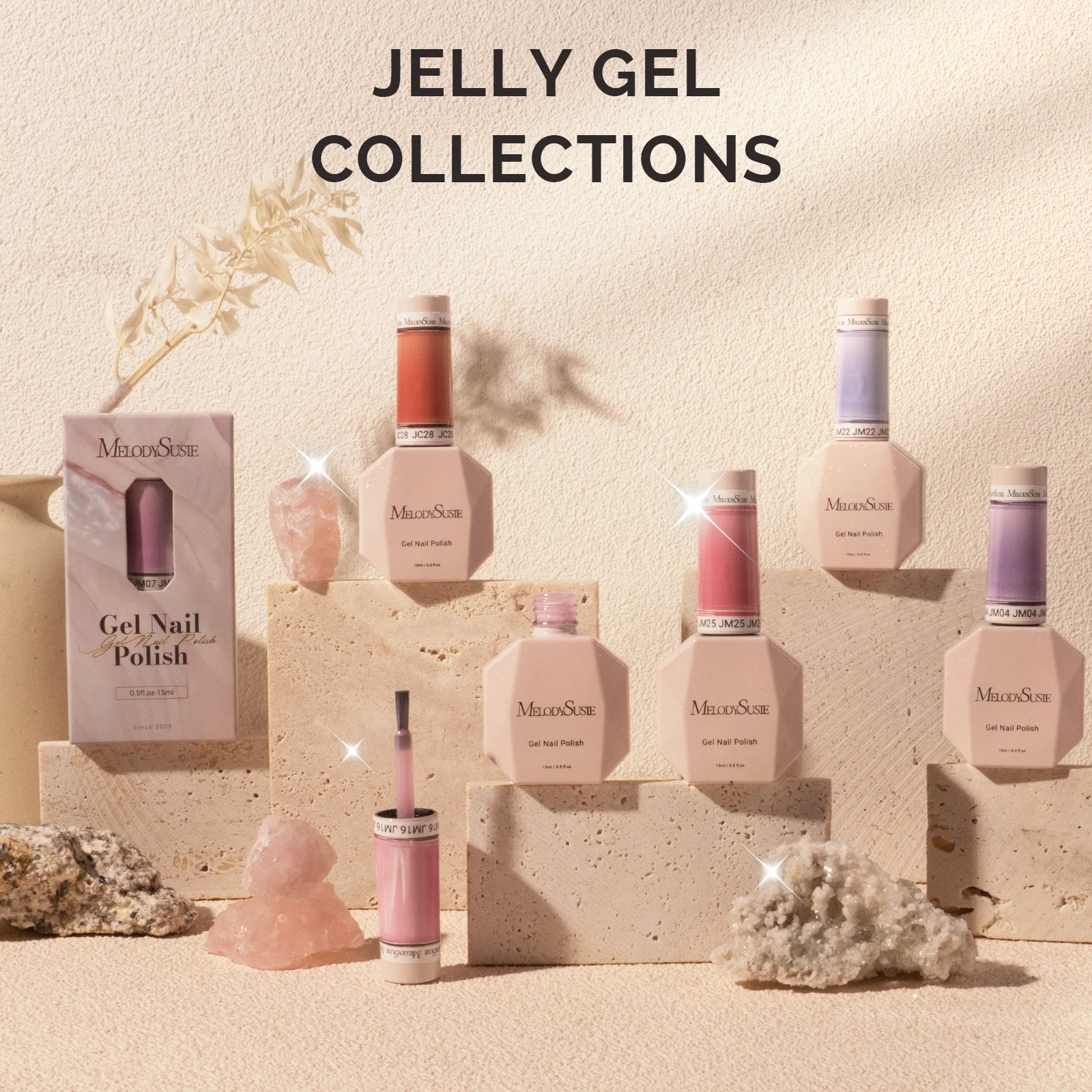 Jeweliver Jelly TPO-Free Gel Polish 15ml Green Lolite 15ml JFR58
