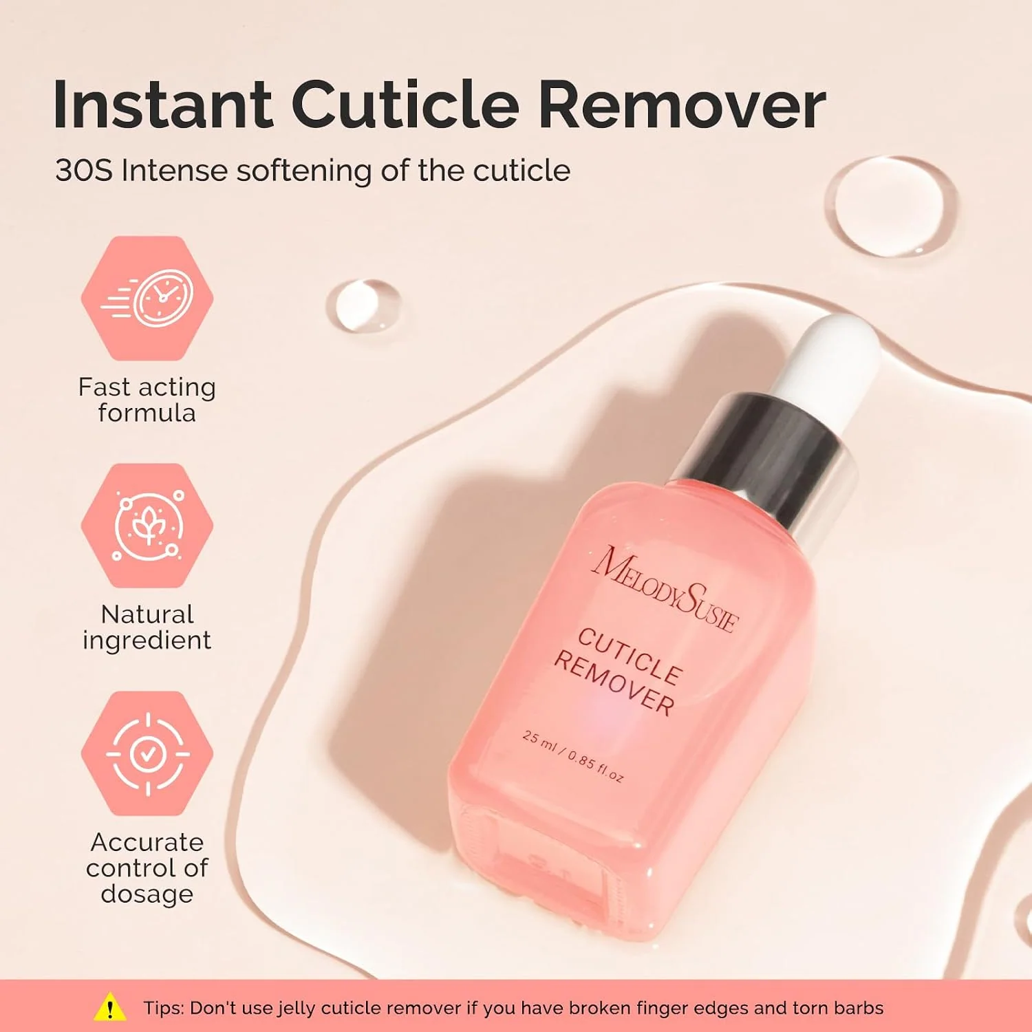 Cuticle Remover Kit with Nourishing Cuticle Oil and 7-in-1 Manicure Tools