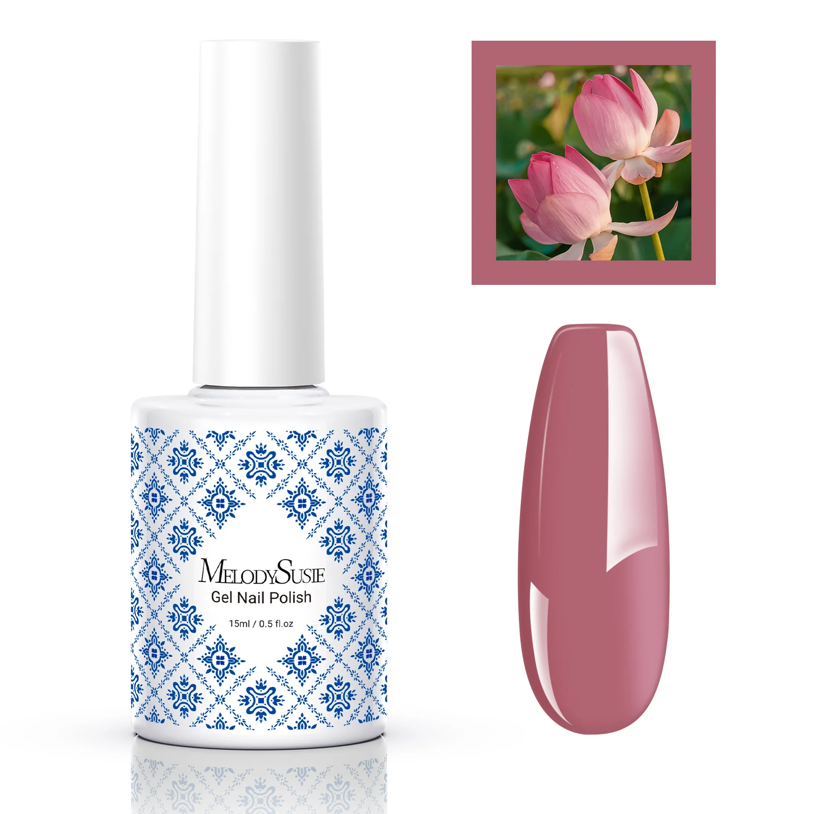 Fleurwee HEMA-Free & HPMA-Free & TPO-Free Gel Nail Polish Plant-based 0.5 fl oz/15ml - P21 Lotus Pollen