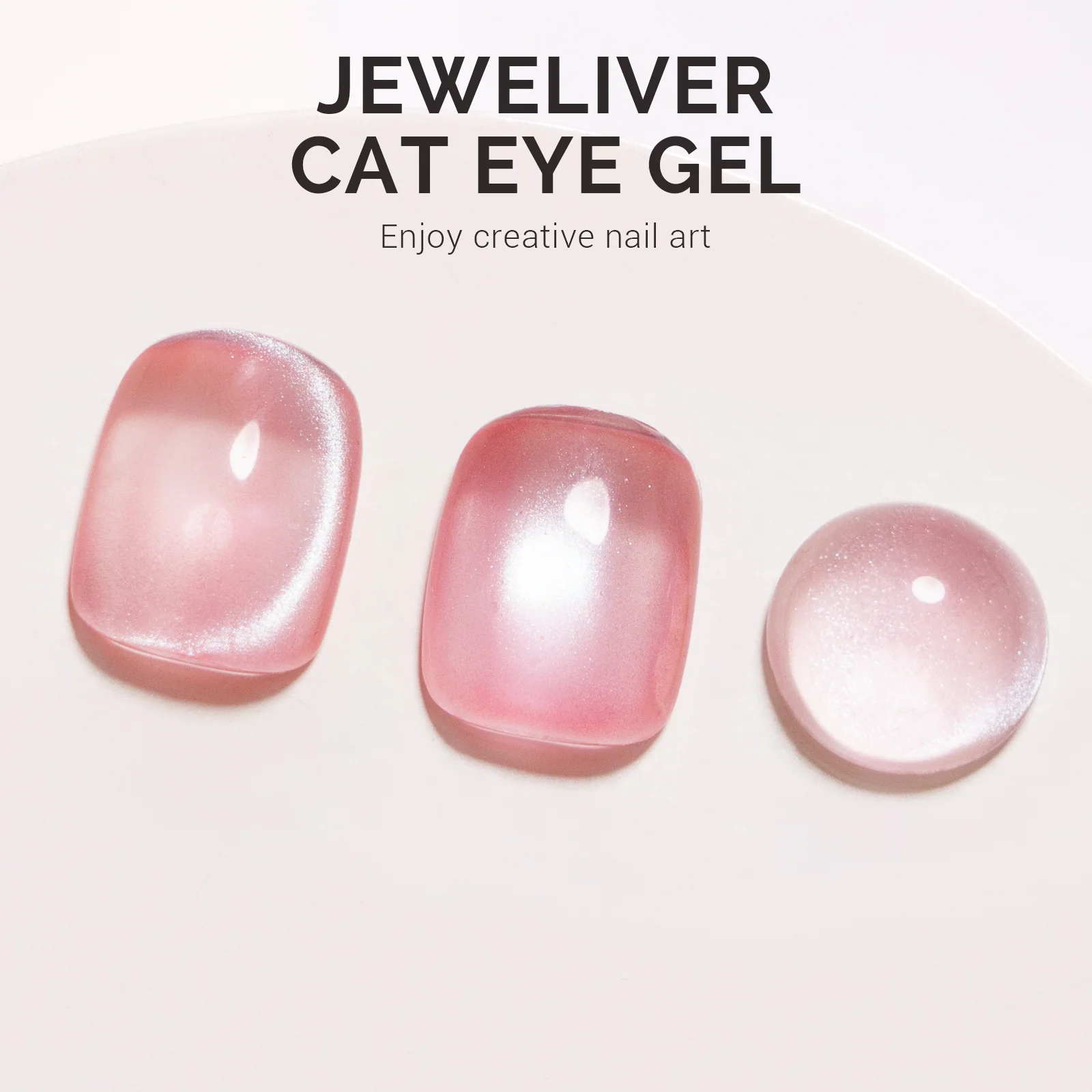 Jeweliver 猫眼甲油胶 0.5 fl oz/15ml - Light Pink B5602
