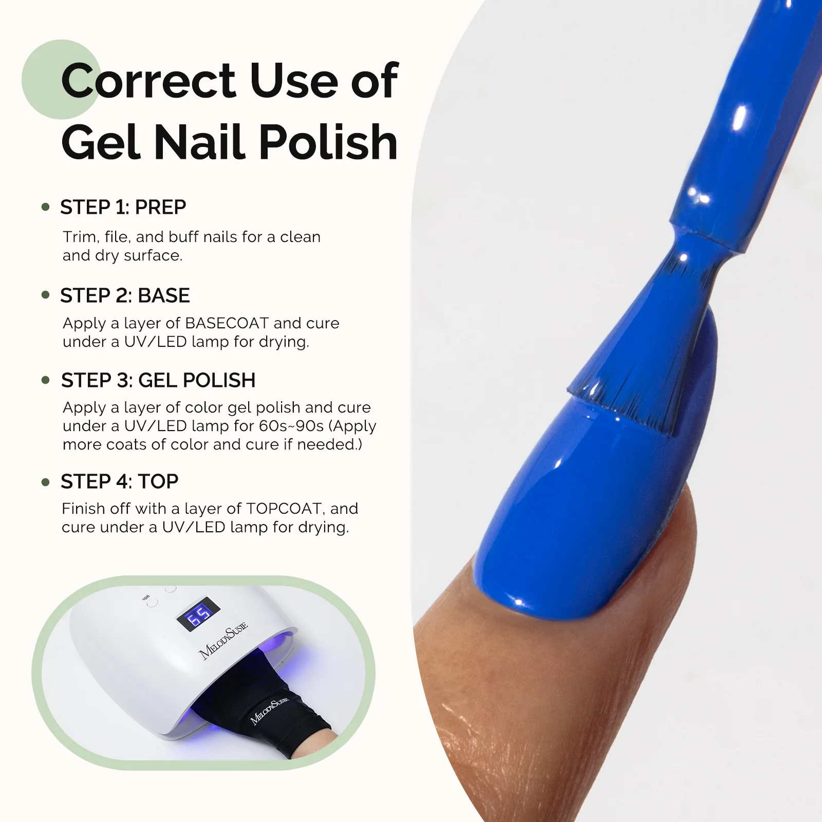 269 Royal Blue HEMA-Free Gel Nail Polish 0.5 fl oz/15ml