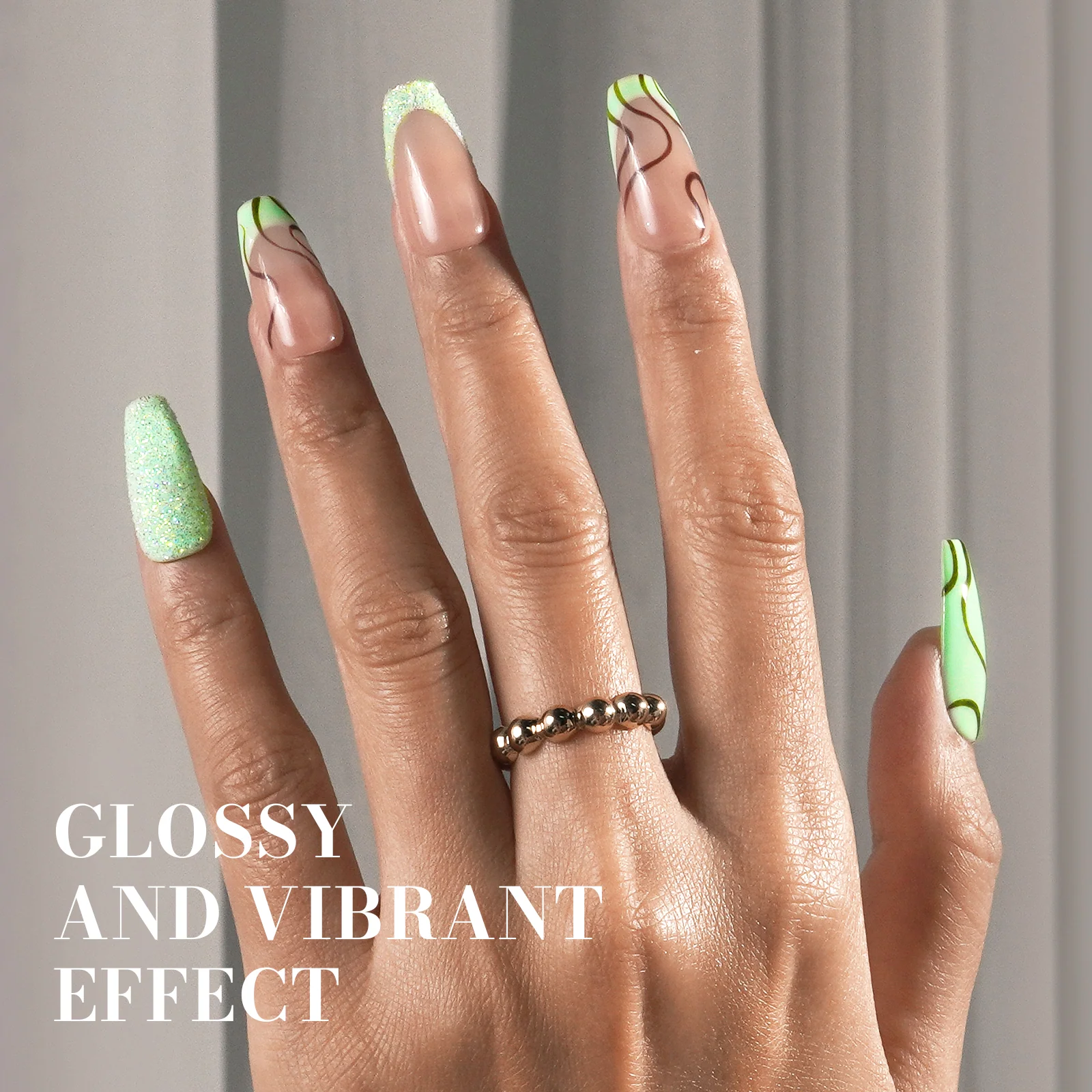 326 Bright Green - TPO-Free Faster UV Curing Gel Nail Polish 0.5 fl oz/15ml