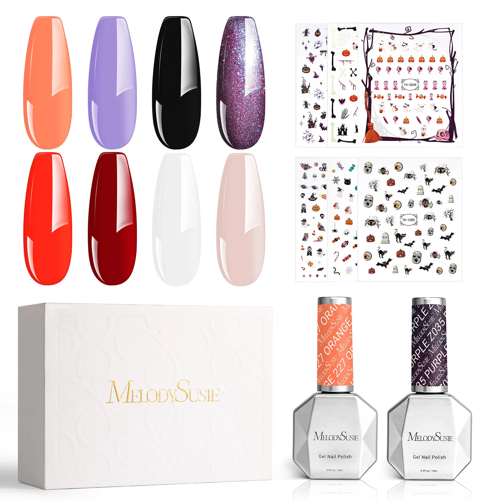 Halloween 15ml Gel Nail Polish Set