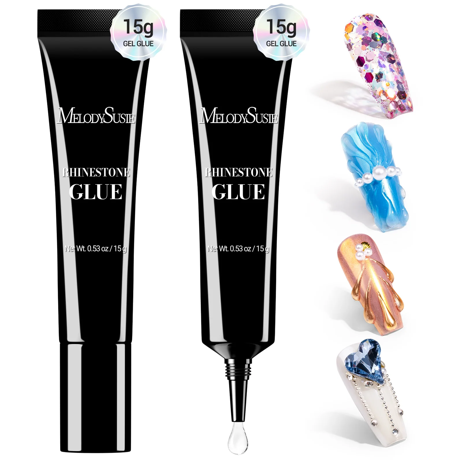 Nail Rhinestone Glue 15g - 2Pcs