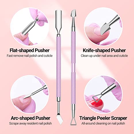 Melodysusie Acrylic Nail Clipper 4 in 1 Kit in Pink