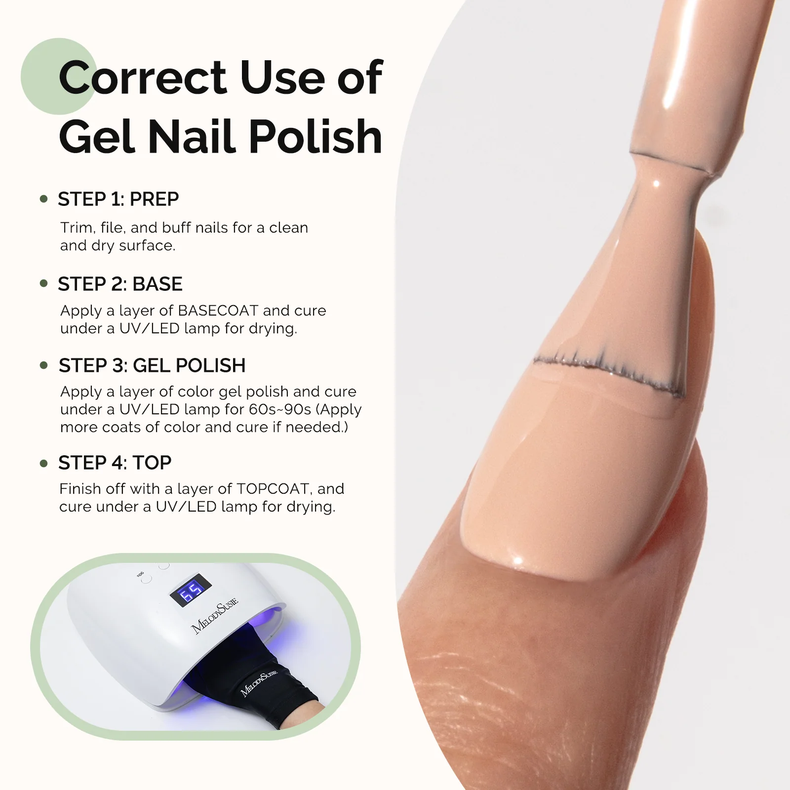110 Sand Nude HEMA-Free UV Gel Nail Polish, 0.5 fl oz/15ml