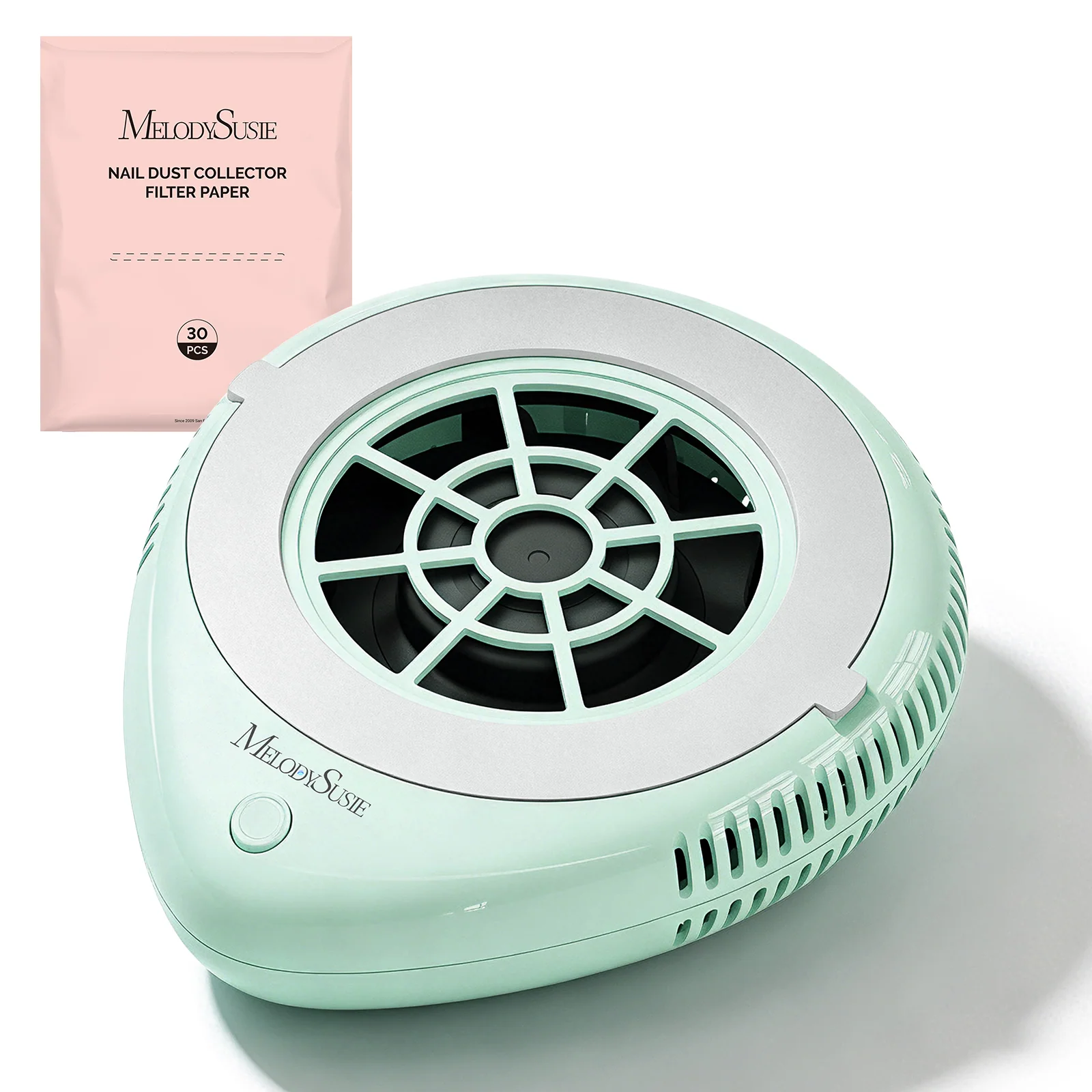 PProR Cordless Rechargeable Nail Dust Collector in Green
