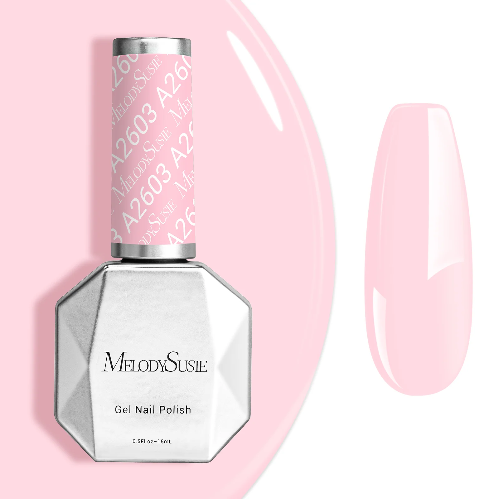A2603 Rose Garden - 无 TPO 快速 UV 固化凝胶指甲油（15ml）