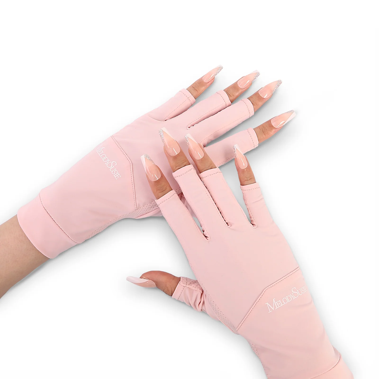 Premium UV Shield Manicure Gloves for Nail Care and Outdoor Sun
