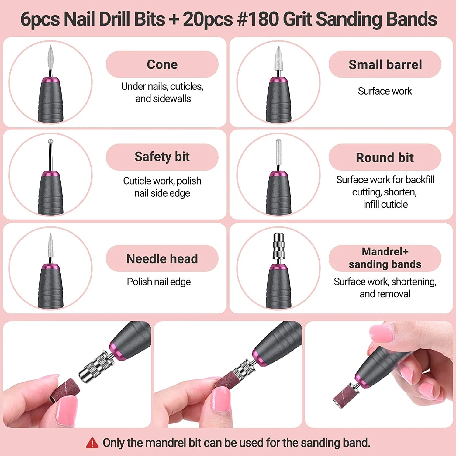 Silvia(PC150C) Pen-Shaped Portable USB Nail Drill 20,000RPM