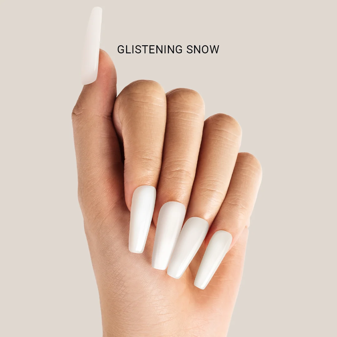 多合一水晶甲与蘸粉 - Glistening Snow