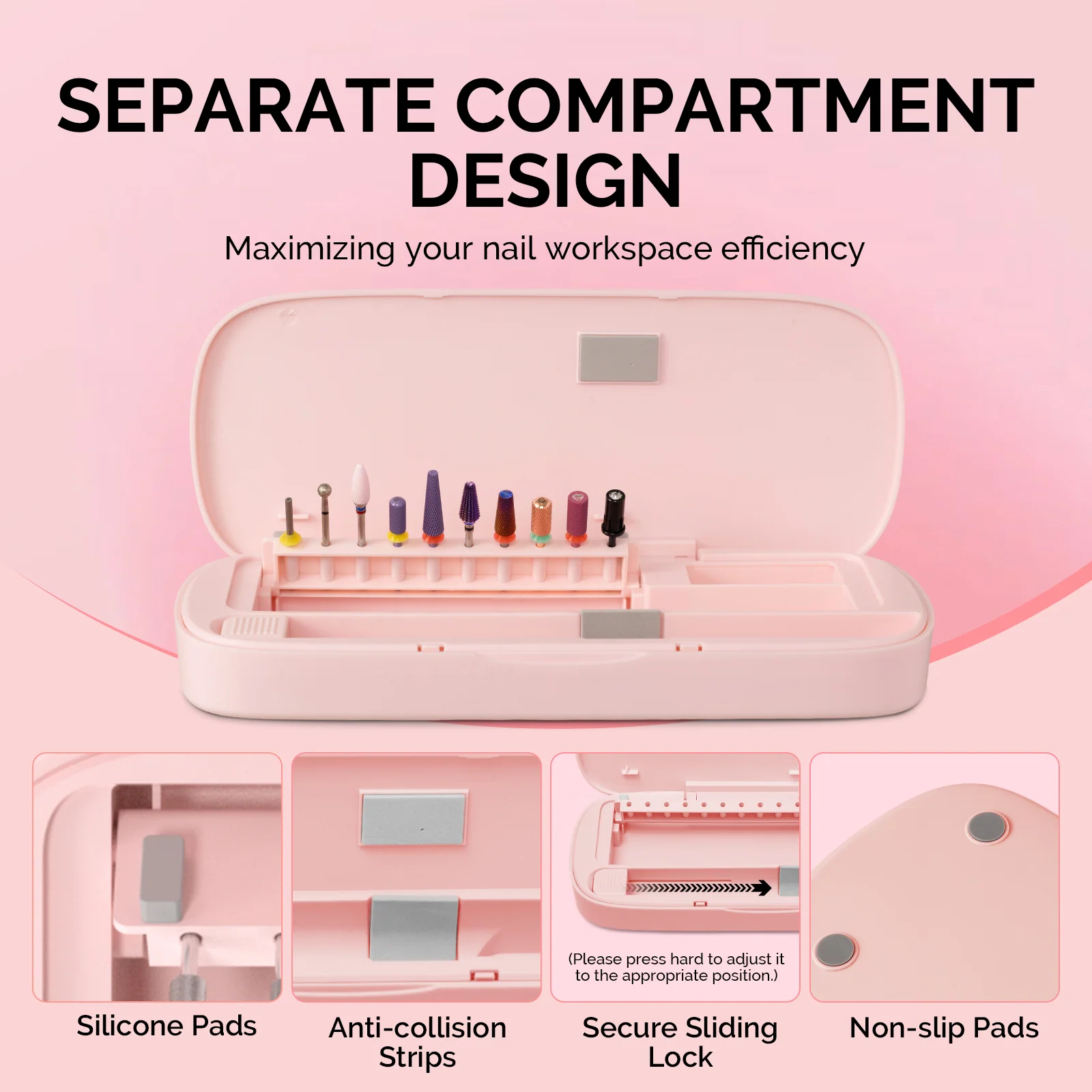 Acrylic Nail Tool Storage Box(ONLY BOX)