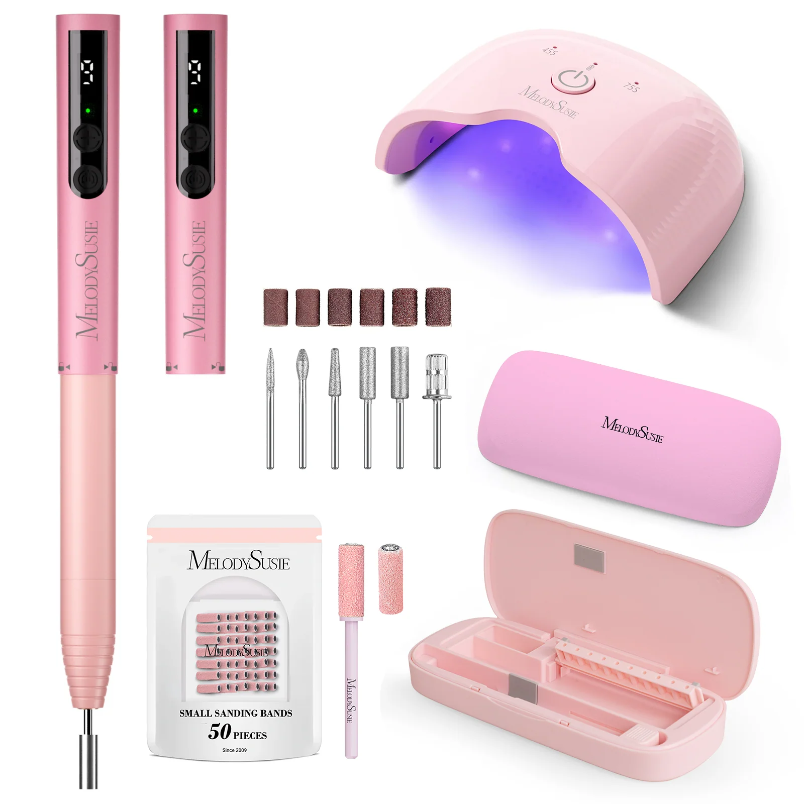PocketNail PC100GR/PC100G Pen-Shaped Innovative Portable Rechargeable Nail Drill 20,000RPM