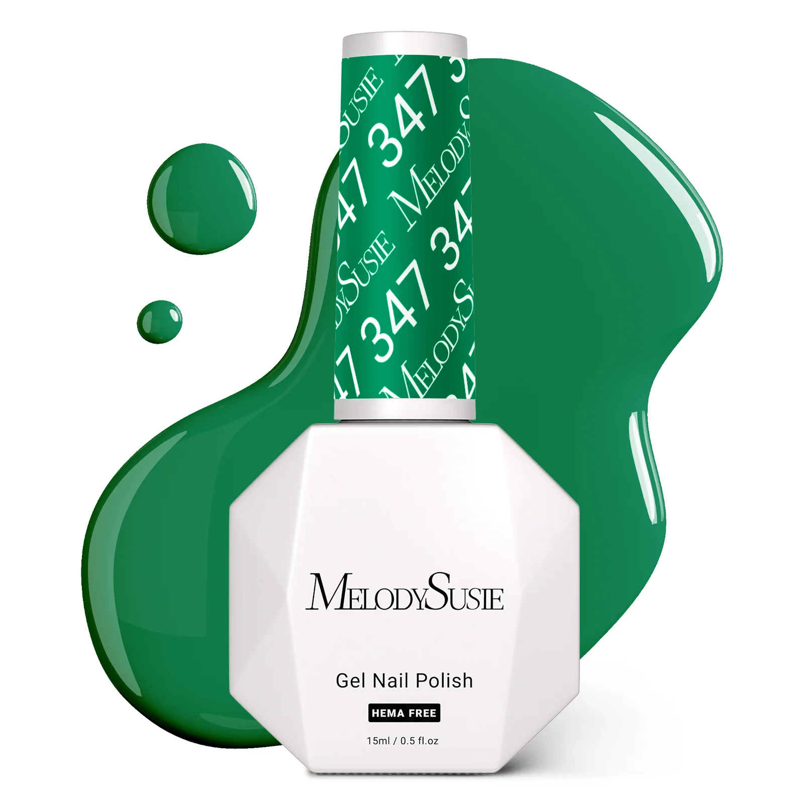 347 Fresh Green HEMA-Free Gel Nail Polish 0.5 fl oz/15ml