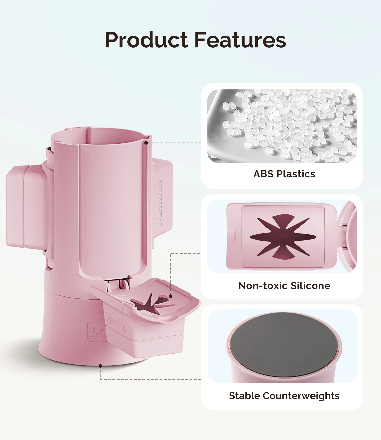 GelCarousel Rotatable Nail Art DIY Station, Pink Edition