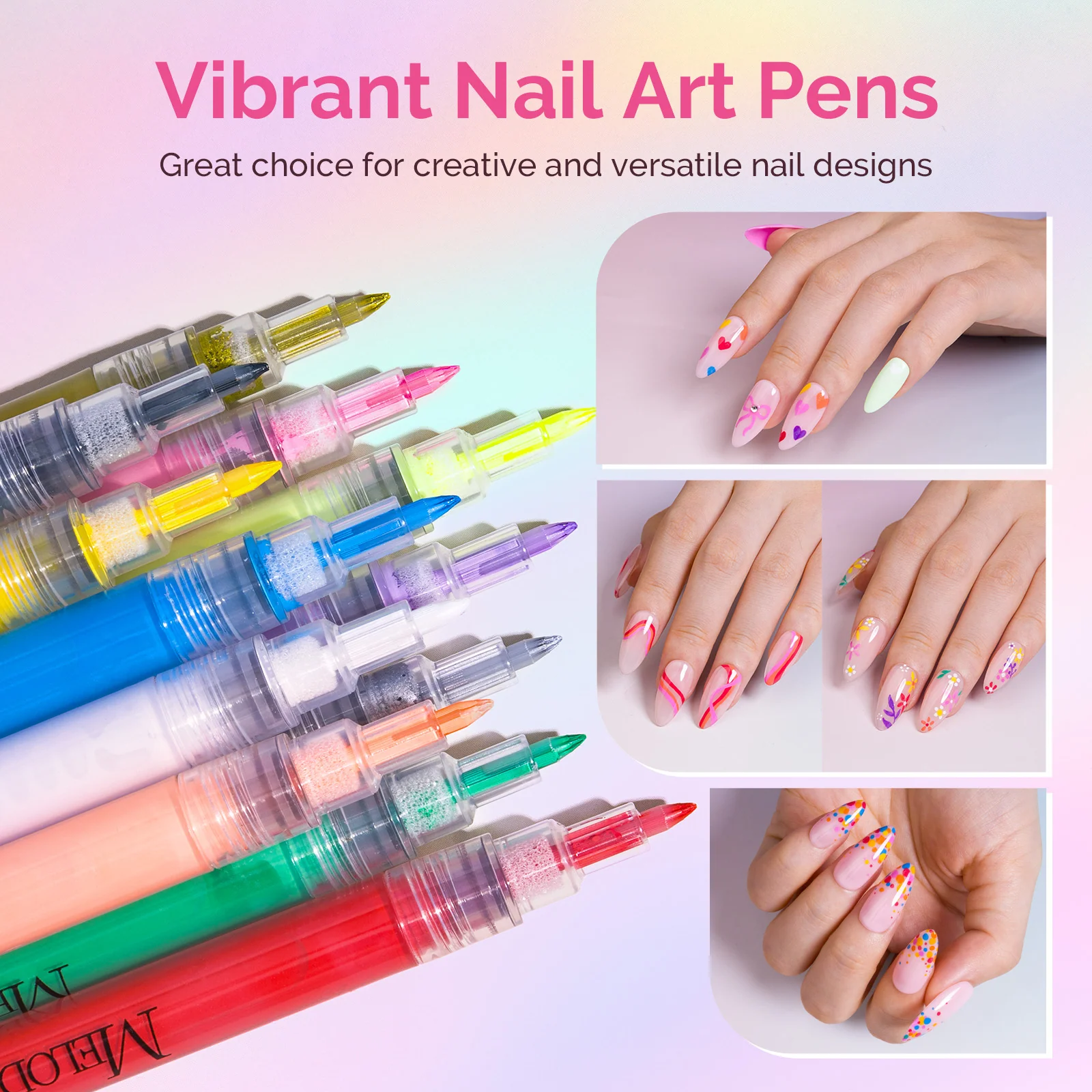Nail Art Student Training Kit 2 with Gel Essentials and Liner Brushes