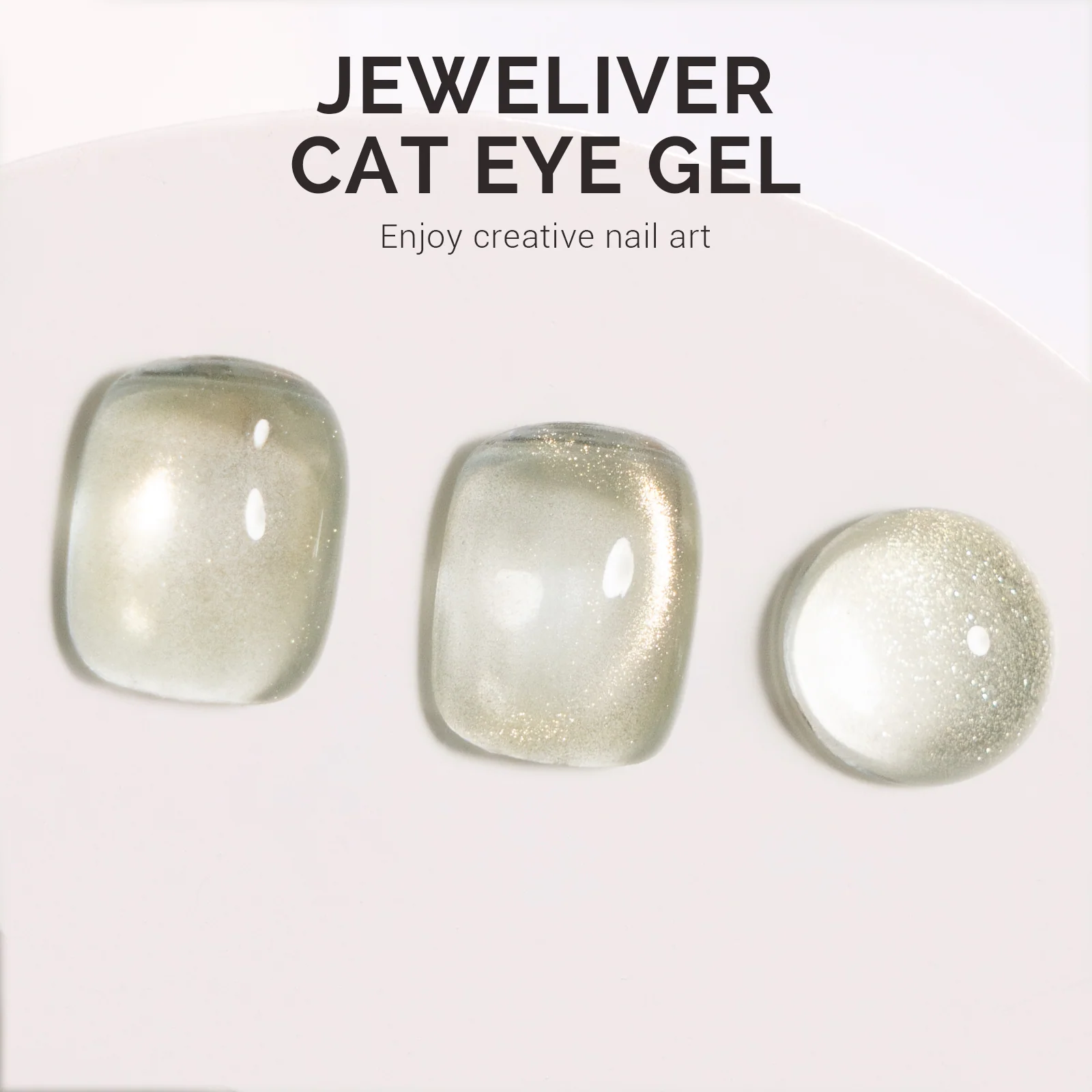 Jeweliver Cat Eye HEMA-Free & TPO-Free Gel Nail Polish 0.5 fl oz/15ml - Bright Gold G1060