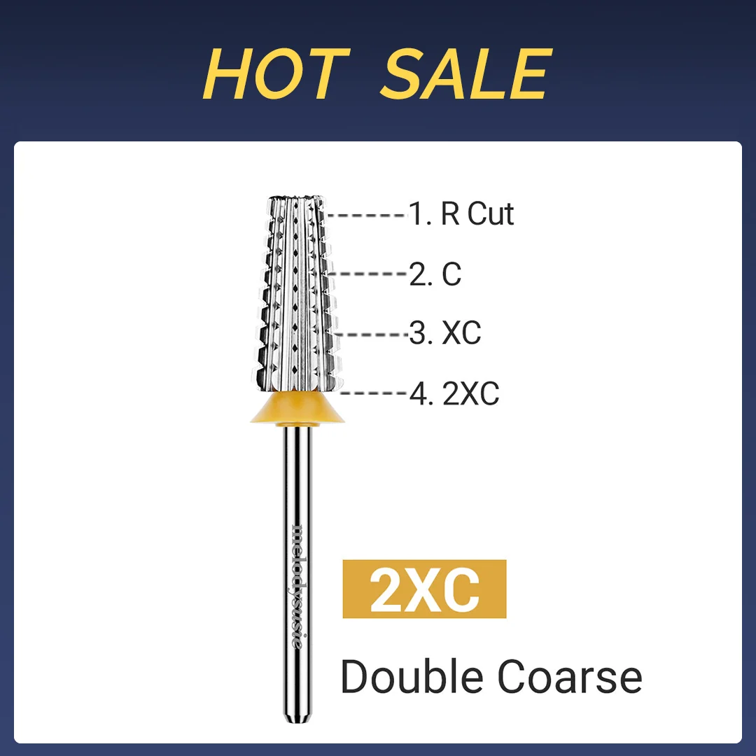 Tungsten Carbide Professional 5 in 1 Nail Drill Bits