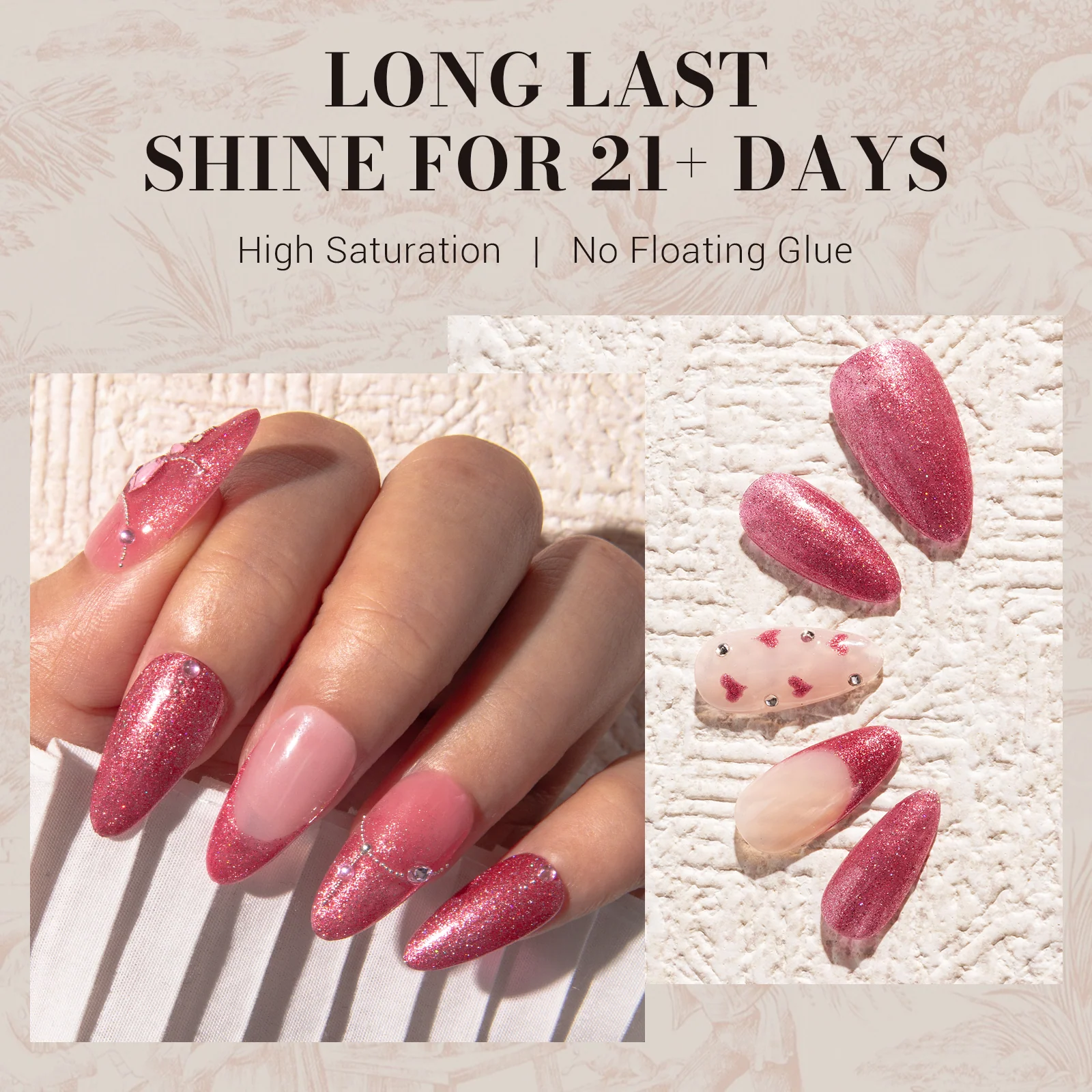 Z201 Glamour Pink  - 无 TPO 快速 UV 固化甲油胶 0.5 fl oz/15ml