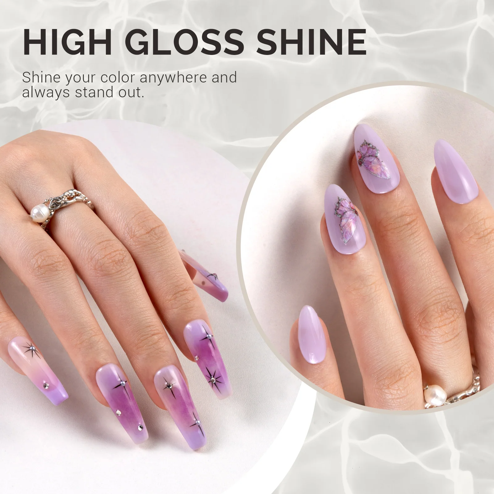 Jeweliver Jelly TPO-Free Gel Polish 15ml - Purple Chalcedony - JM05