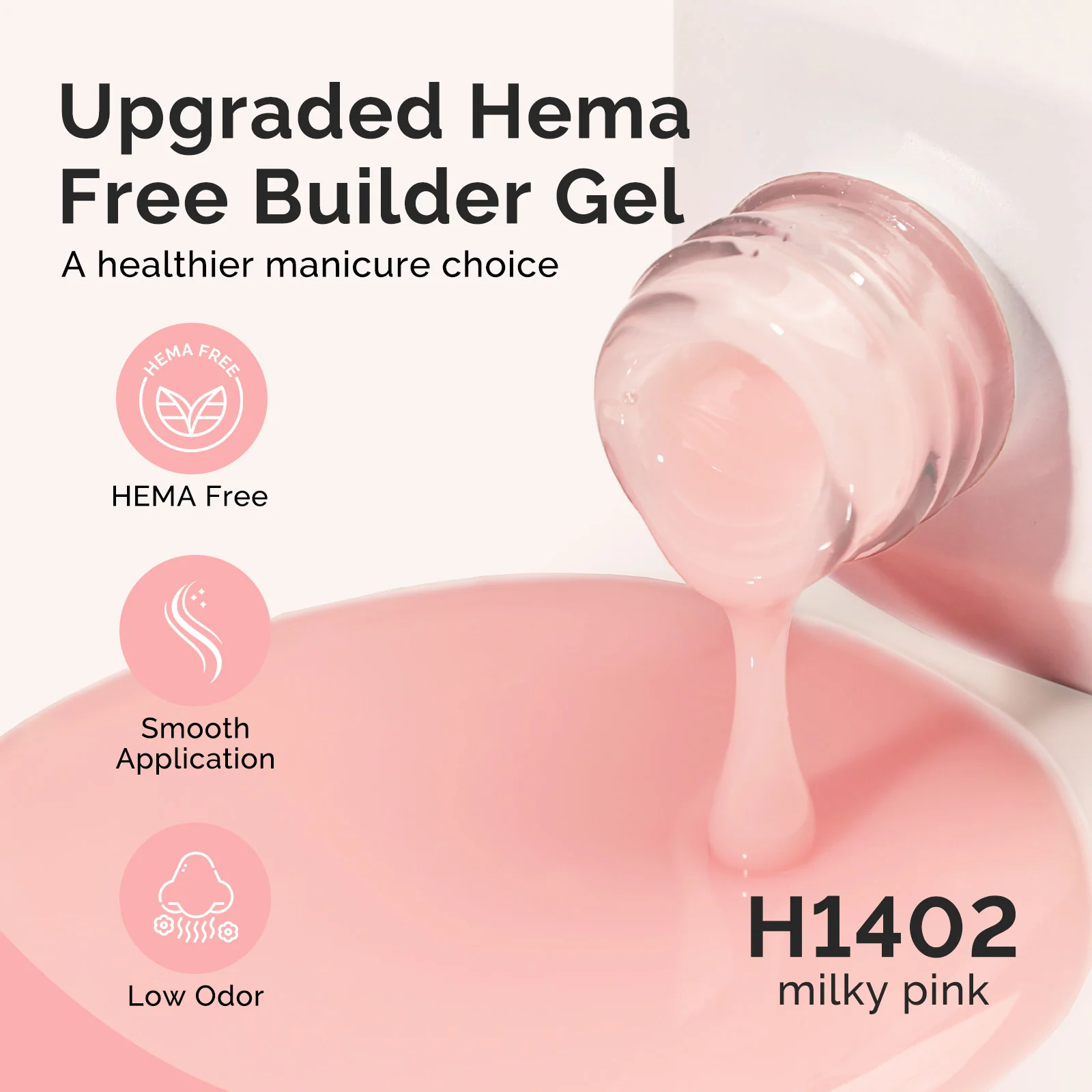 HEMA-Free & TPO-Free 建构甲油胶 15ml、15ml