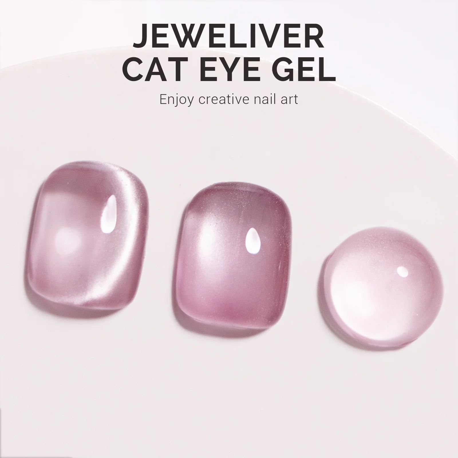 Jeweliver 猫眼甲油胶 0.5 fl oz/15ml - Mist Pink B5604