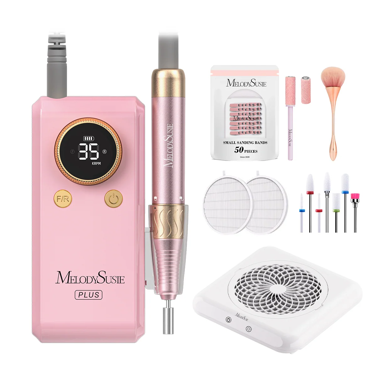 New Triplet Nail Drill Series with Stand Bundle for Manicures