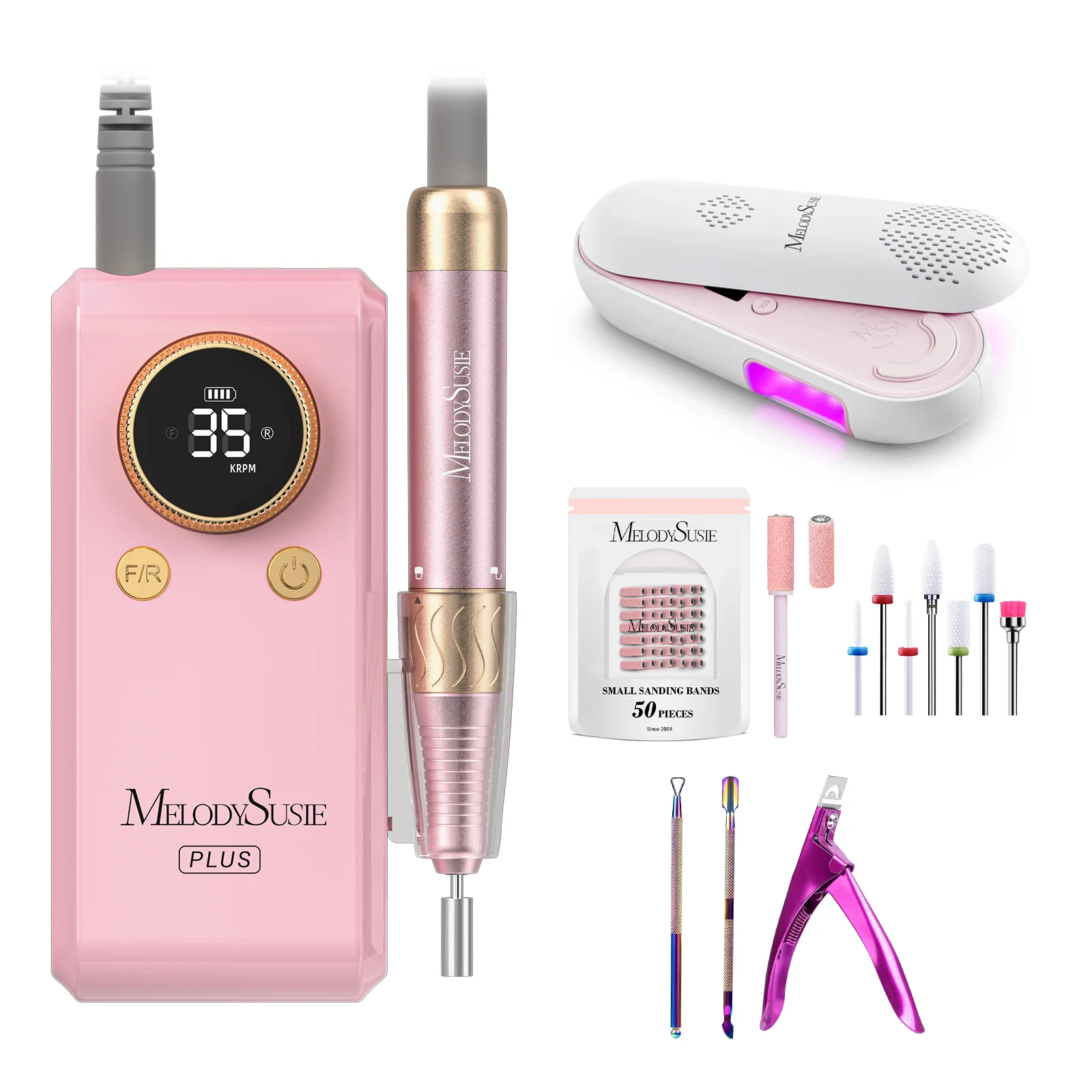 New Triplet Nail Drill Series with Stand Bundle for Manicures