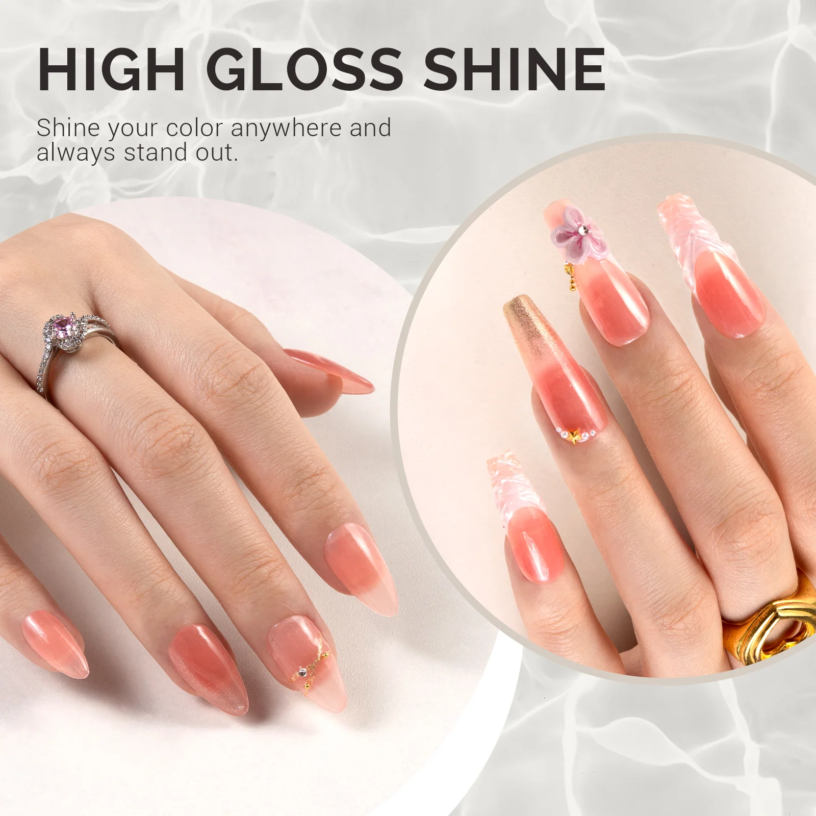 Jeweliver Jelly TPO-Free Gel Polish 15ml - Pink Coral - JP03