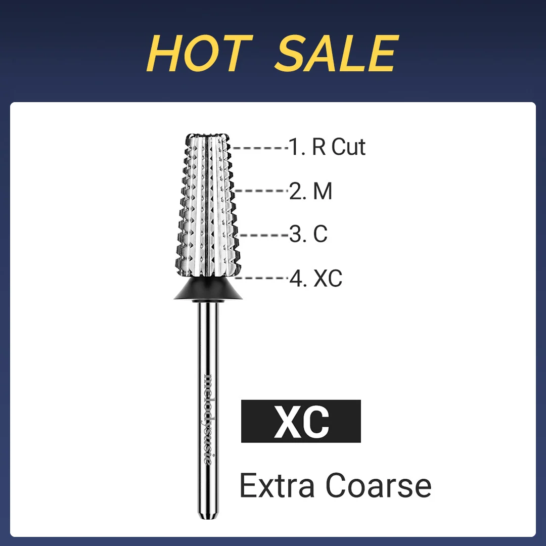 Tungsten Carbide Professional 5 in 1 Nail Drill Bits