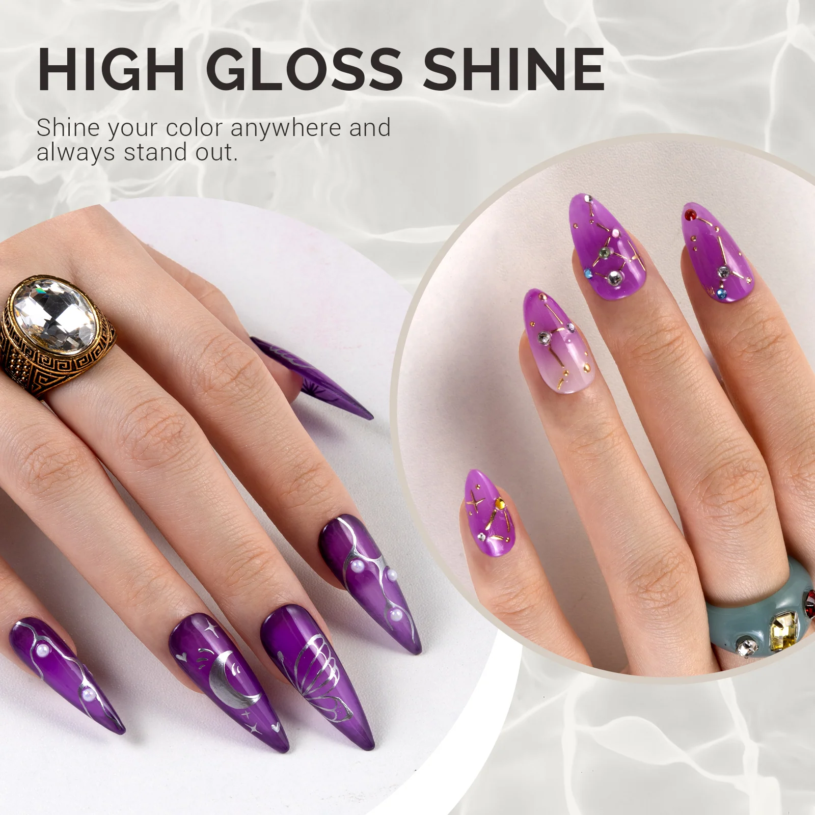Jeweliver Jelly TPO-Free Gel Polish 15ml - Purple Amethyst - JIG19