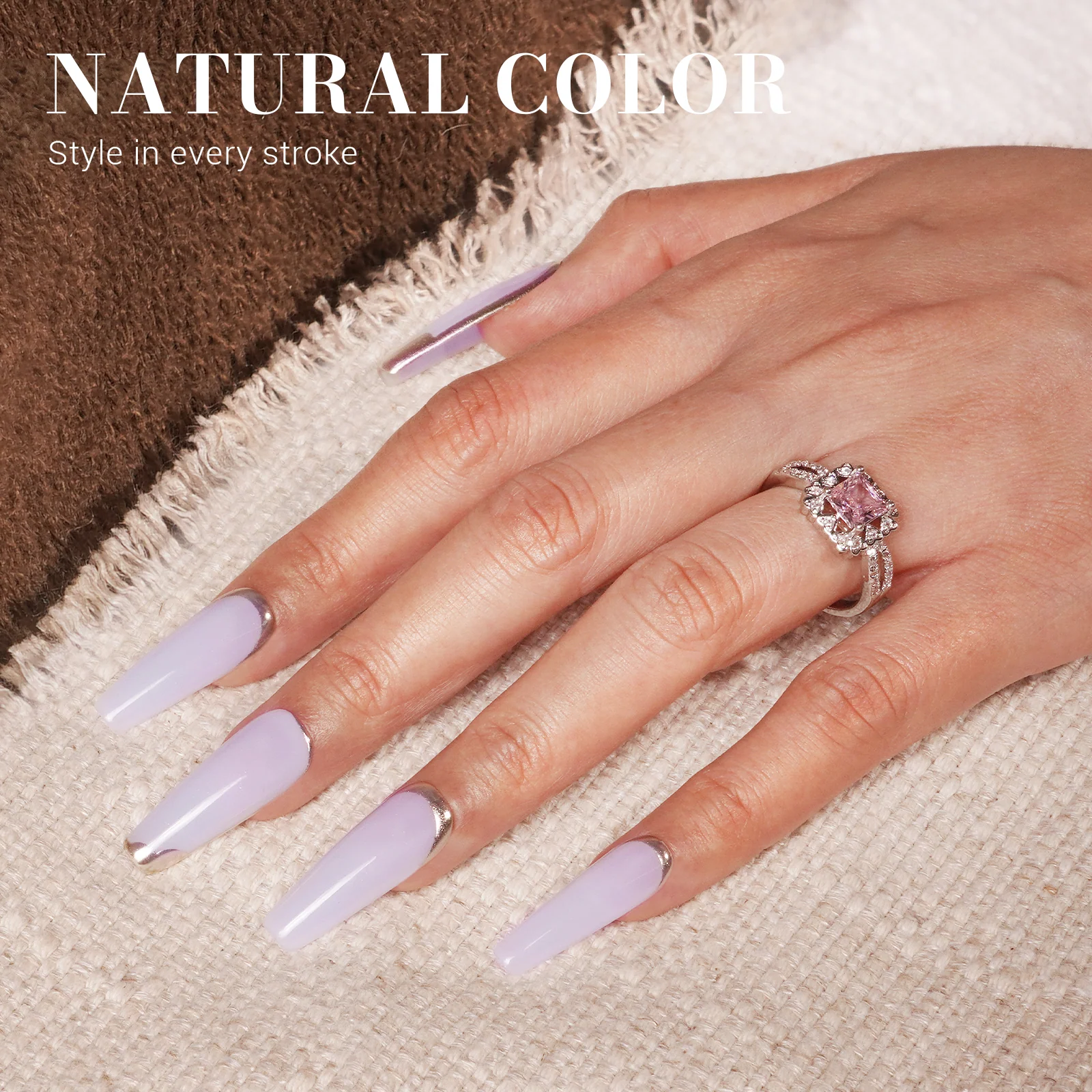 Jeweliver Jelly TPO-Free Gel Nail Polish Purple 0.5 fl oz/15ml JM02