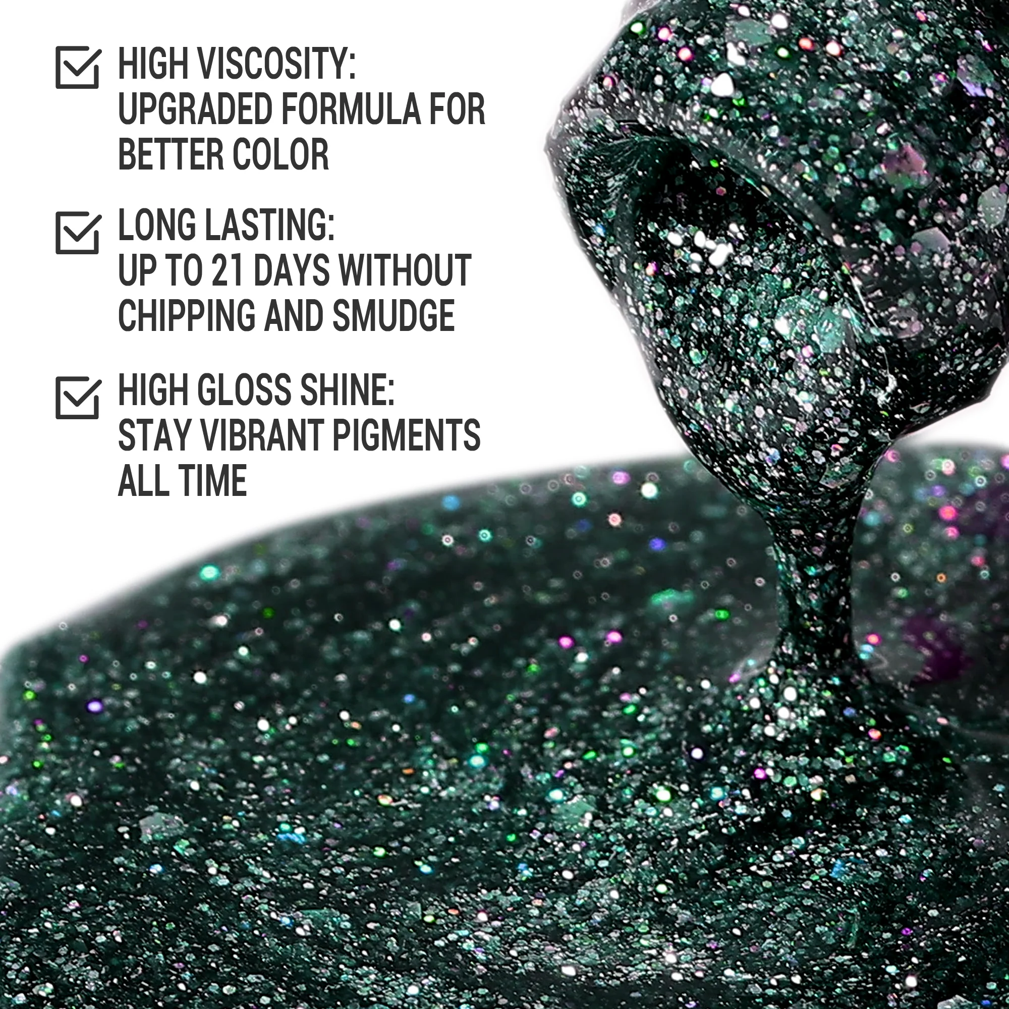 Z215 Forest Green - TPO-Free Thick Gel Nail Polish(15ml)