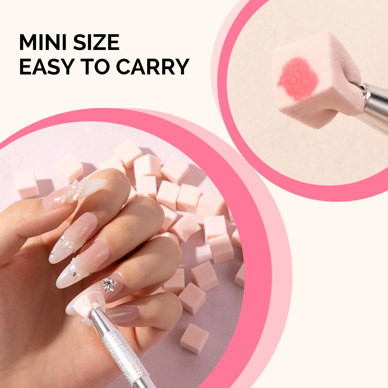 Nail Art Student Training Kit with Gel, Brushes and Practice Tools