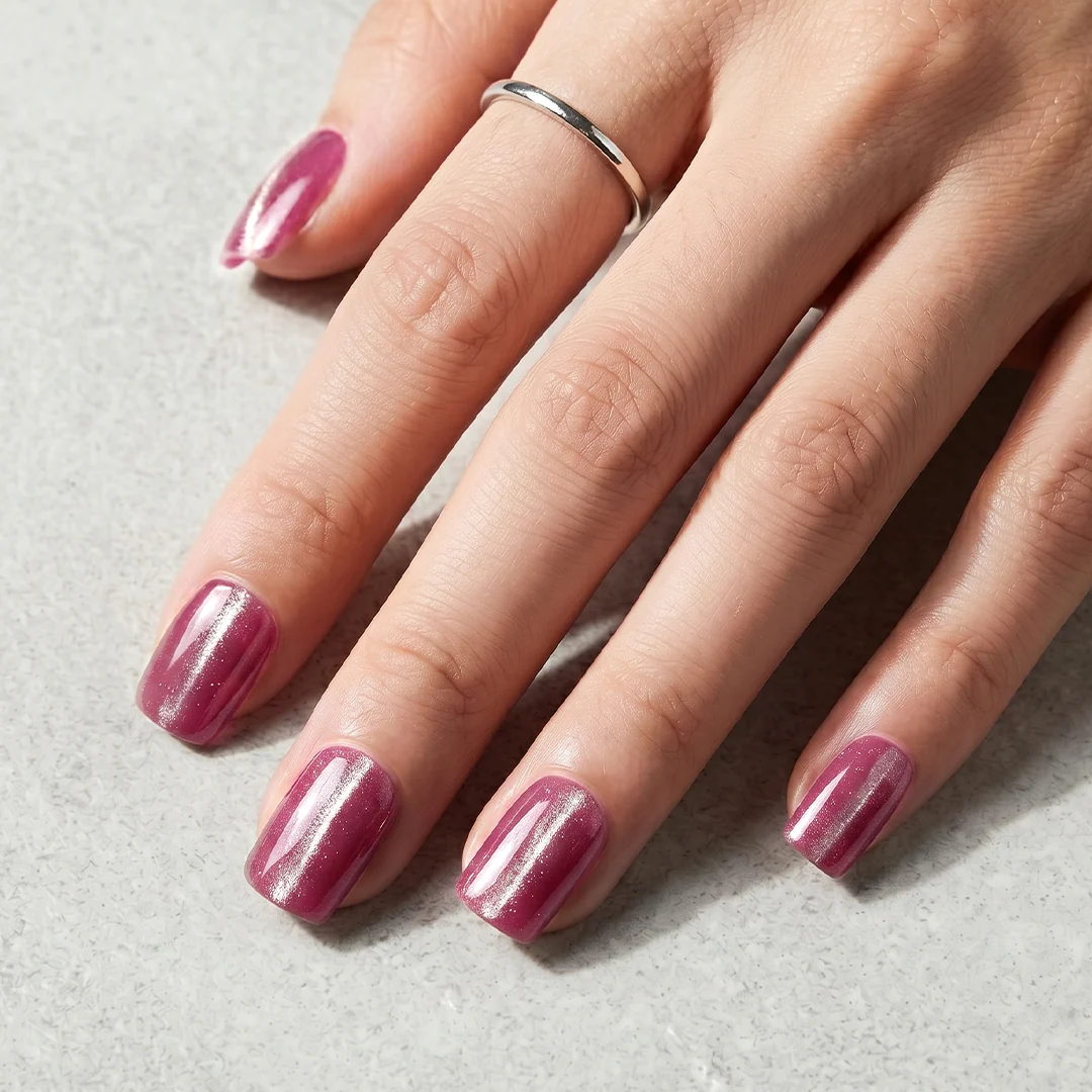 Aurora Collection Real Gel Nail Strips, No UV Lamp Required