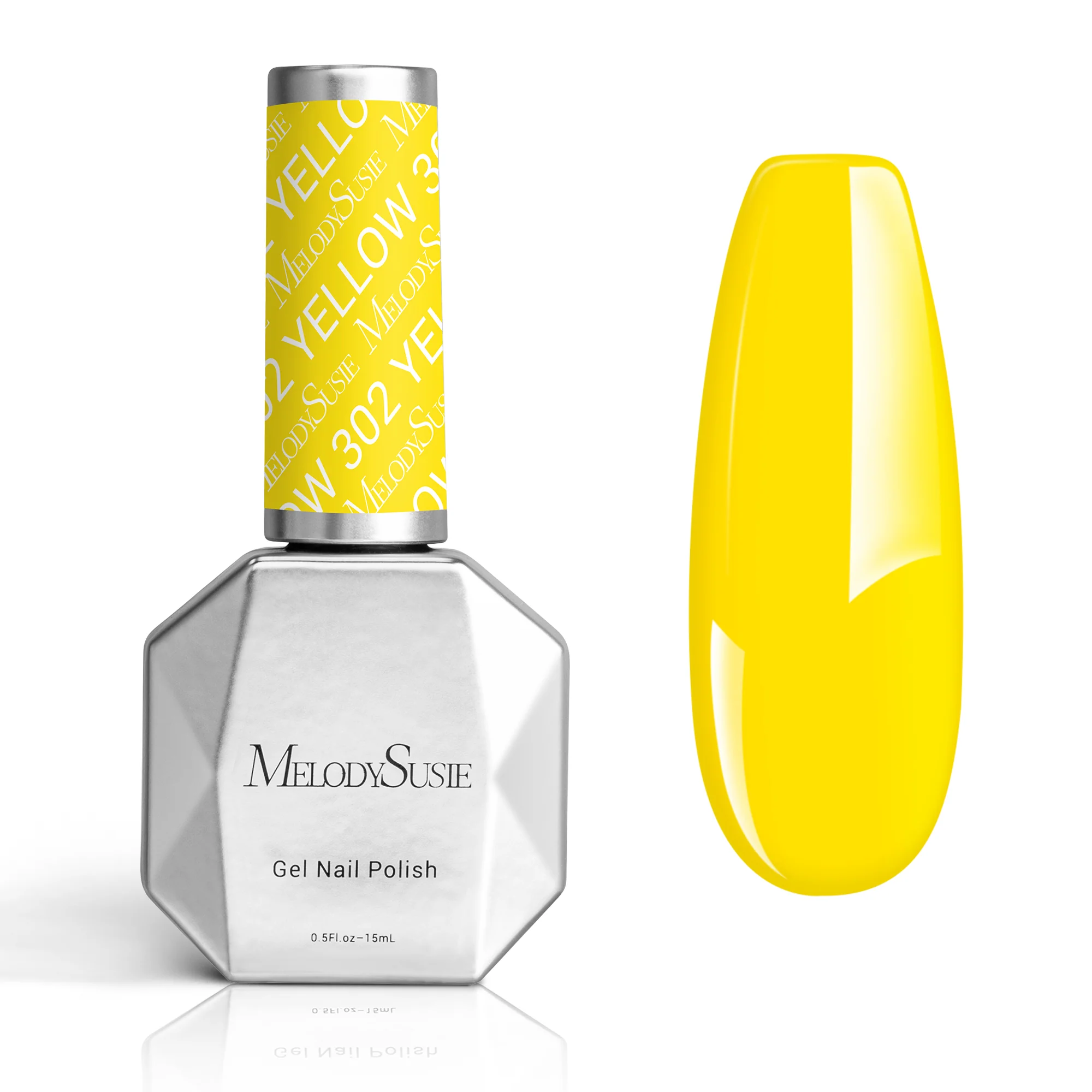 302 Almond Yellow - TPO-Free Thick Gel Nail Polish(15ml)