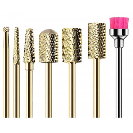 Nail Drill Bits BS Series Metal Bits for Manicure and Pedicure Work