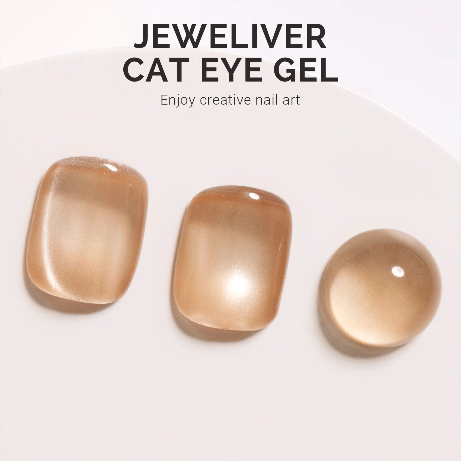 Jeweliver Cat Eye Gel Nail Polish 0.5 fl oz/15ml - Light Blonde B5402