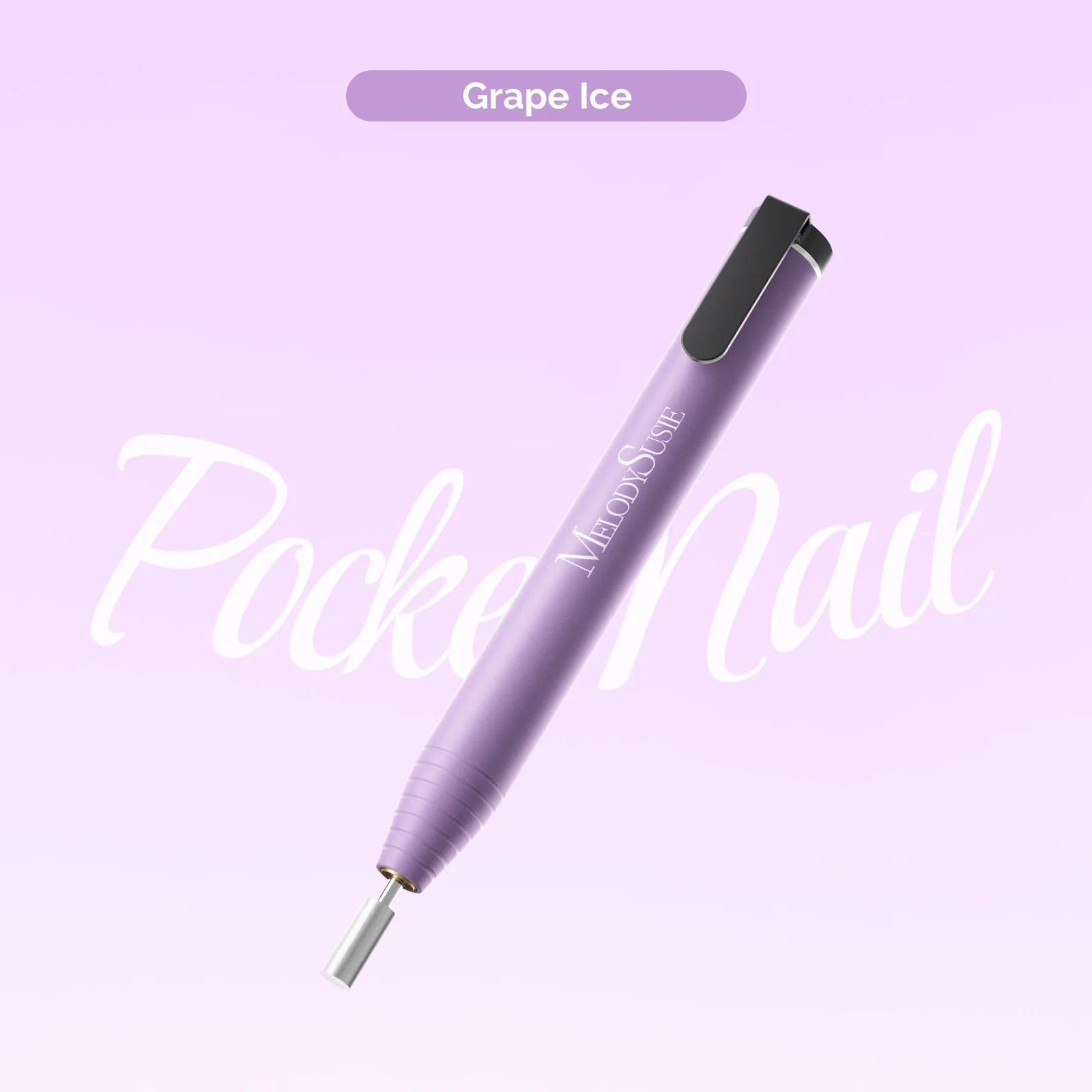 PocketNail PC100GR/PC100G Pen-Shaped Innovative Portable Rechargeable Nail Drill 20,000RPM