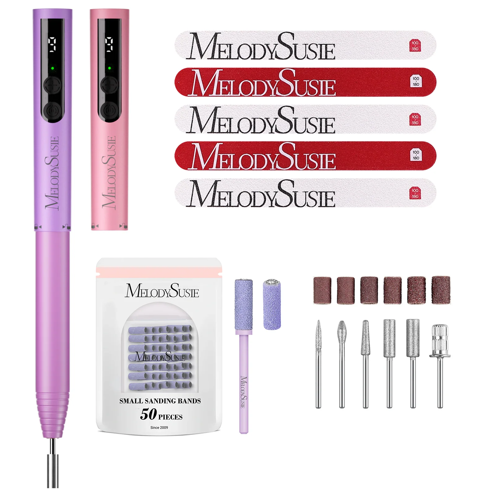 PocketNail PC100GR/PC100G Pen-Shaped Innovative Portable Rechargeable Nail Drill 20,000RPM