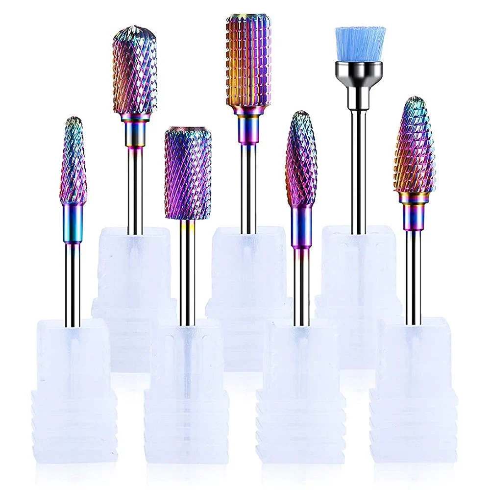 Nail Drill Bits BS Series Metal Bits for Manicure and Pedicure Work