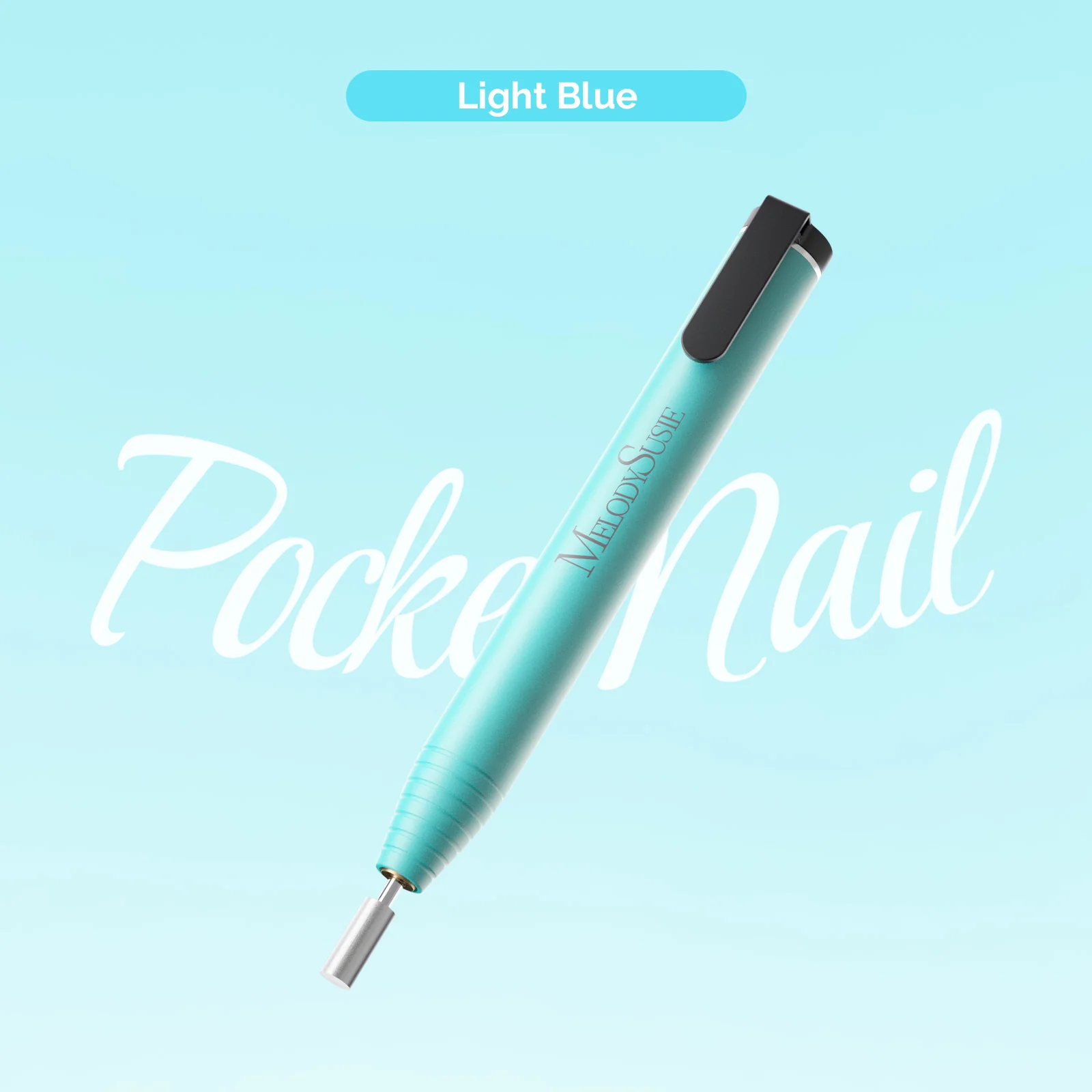 PocketNail PC100GR/PC100G Pen-Shaped Innovative Portable Rechargeable Nail Drill 20,000RPM