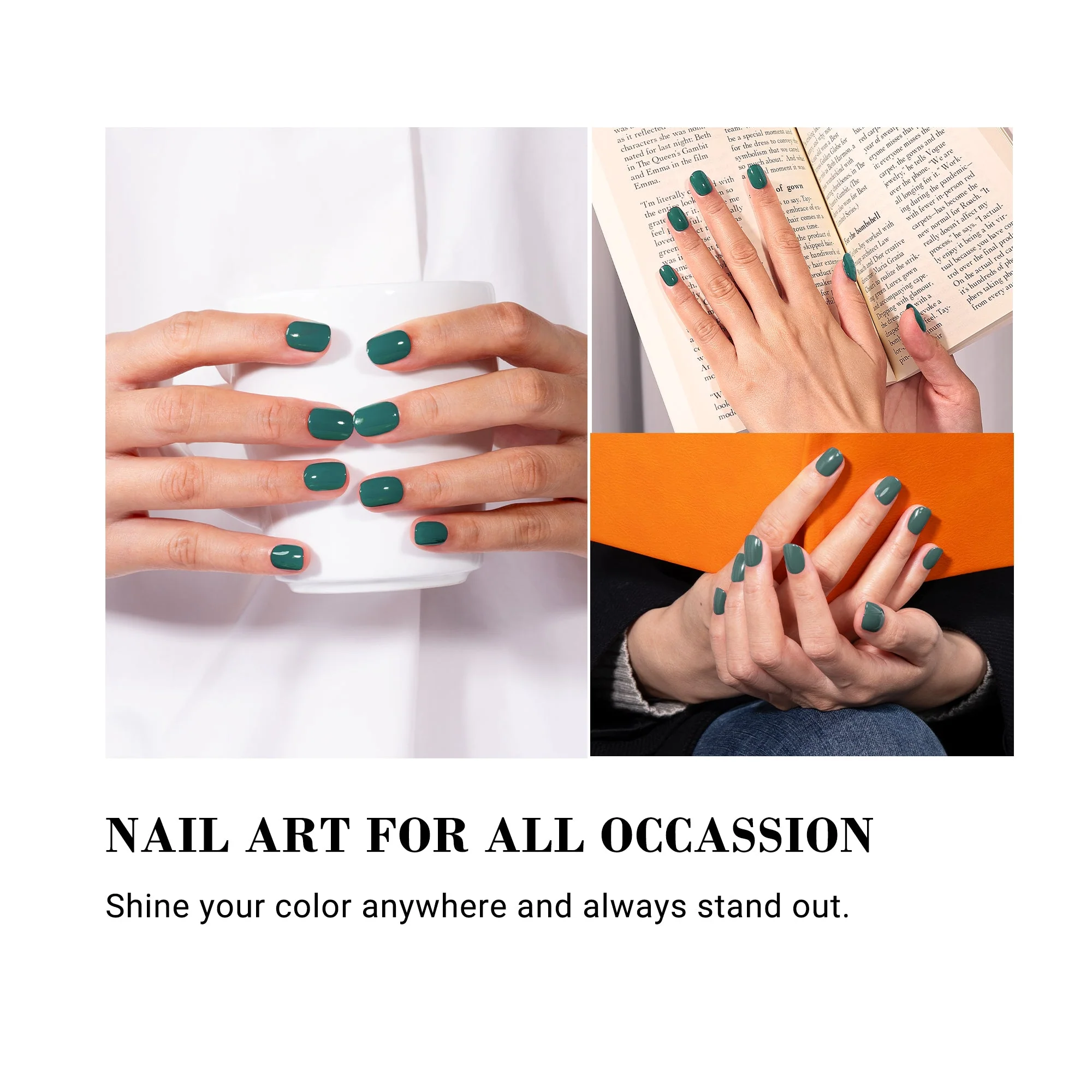 348 Lush Moss - TPO-Free Thick Nail Gel Polish(15ml)