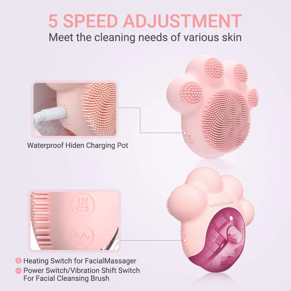 Cat Paw Facial Cleansing Brush